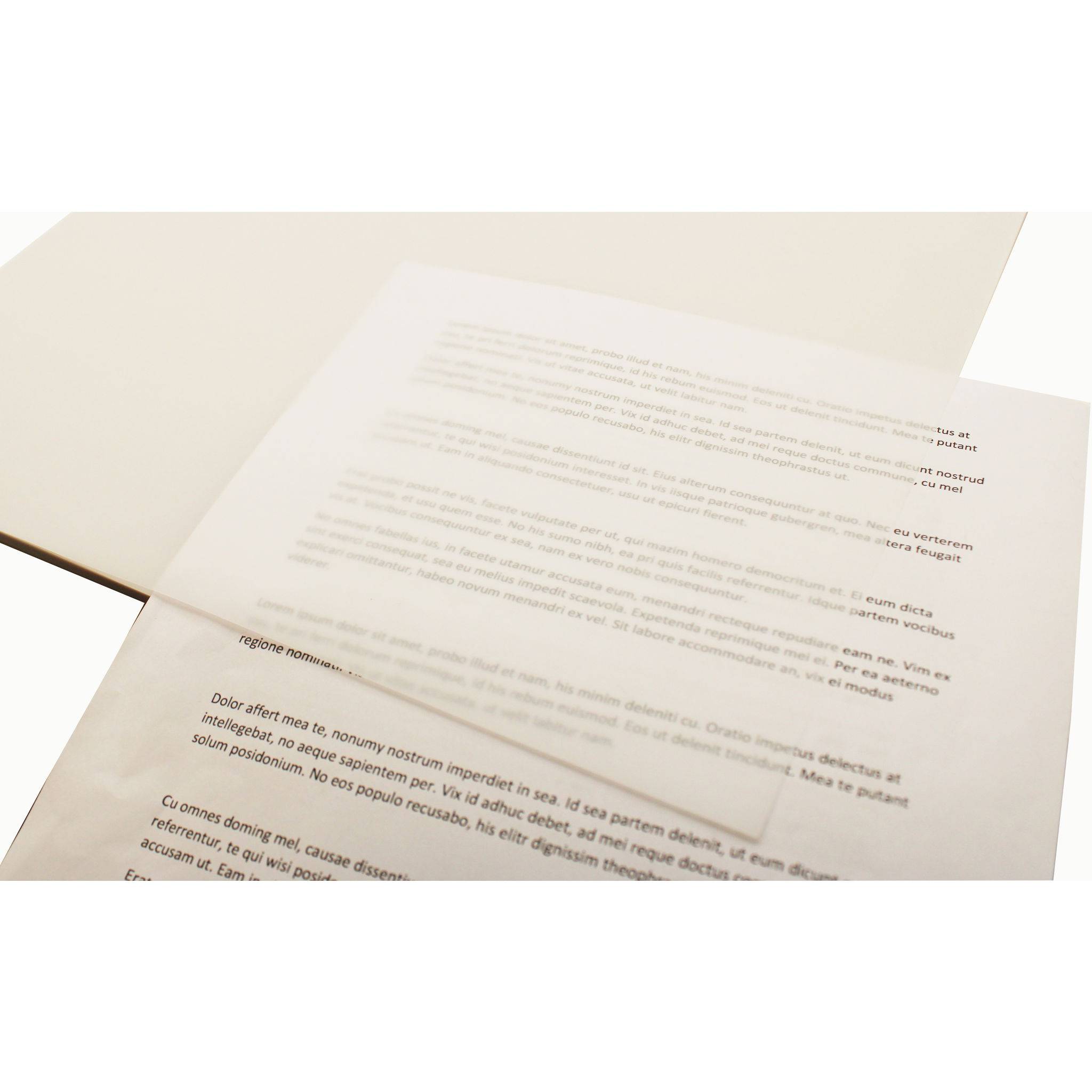Clairefontaine 5x Goldline Transparentpapier, geleimt, 50 Bl A3 112g GPT3A3Z