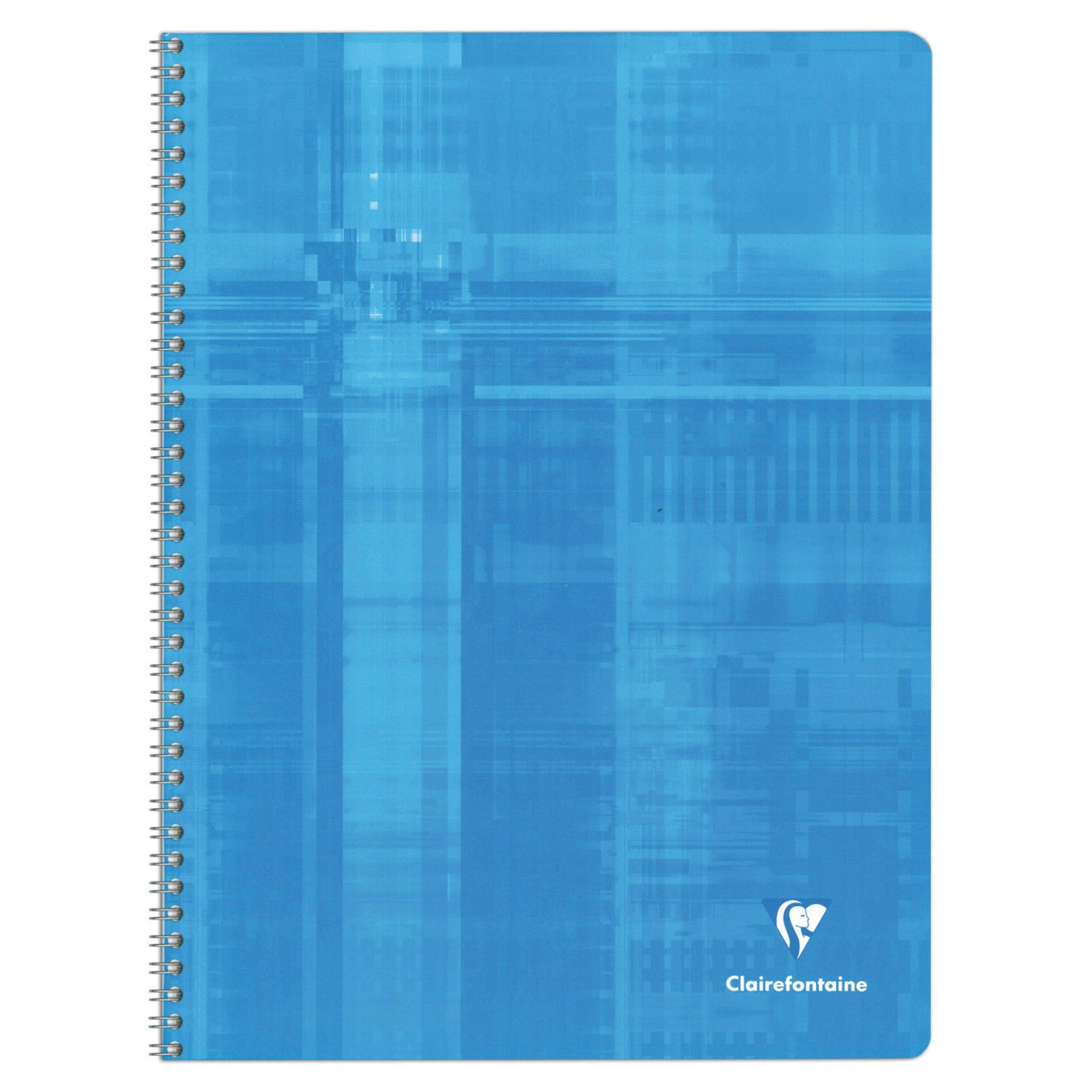 Clairefontaine 5x Spiralbuch 24x32 cm, 90 Blatt 90g, kariert 5/5 Sortiert 8352C