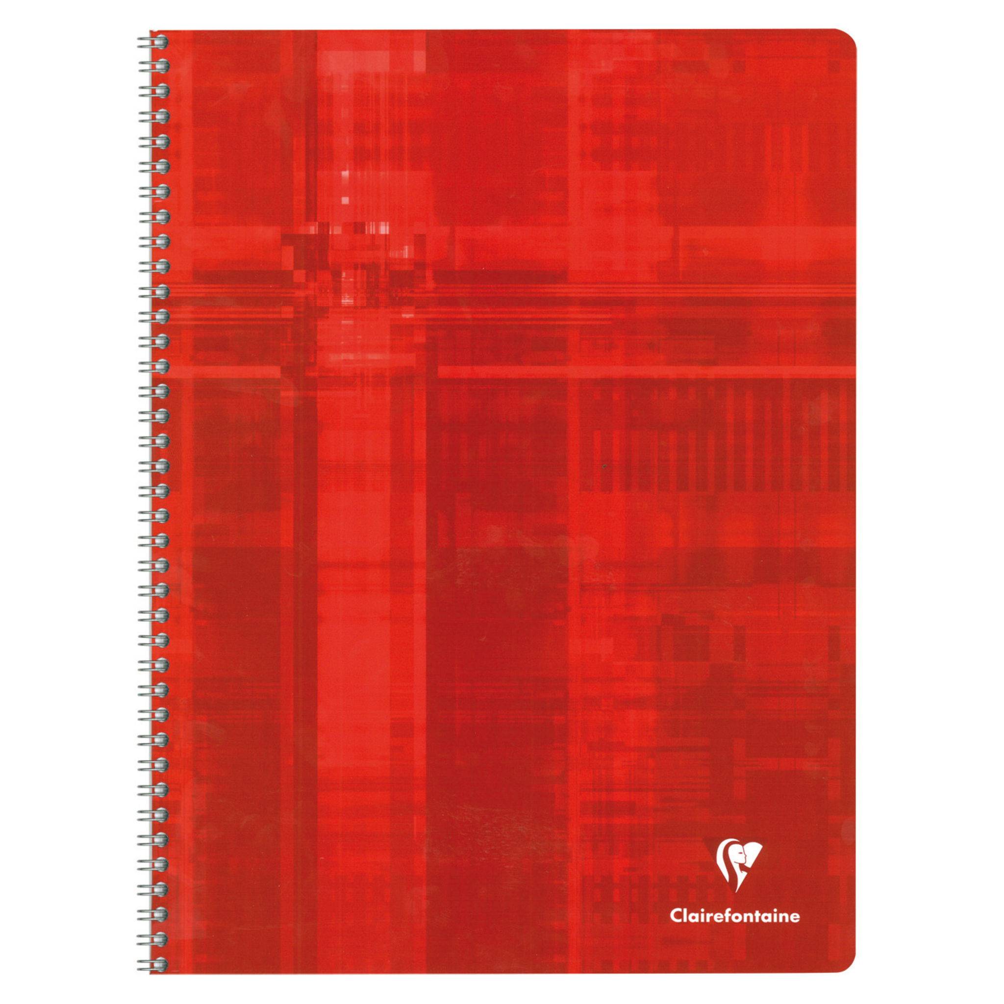 Clairefontaine 5x Spiralbuch 24x32 cm, 90 Blatt 90g, kariert 5/5 Sortiert 8352C