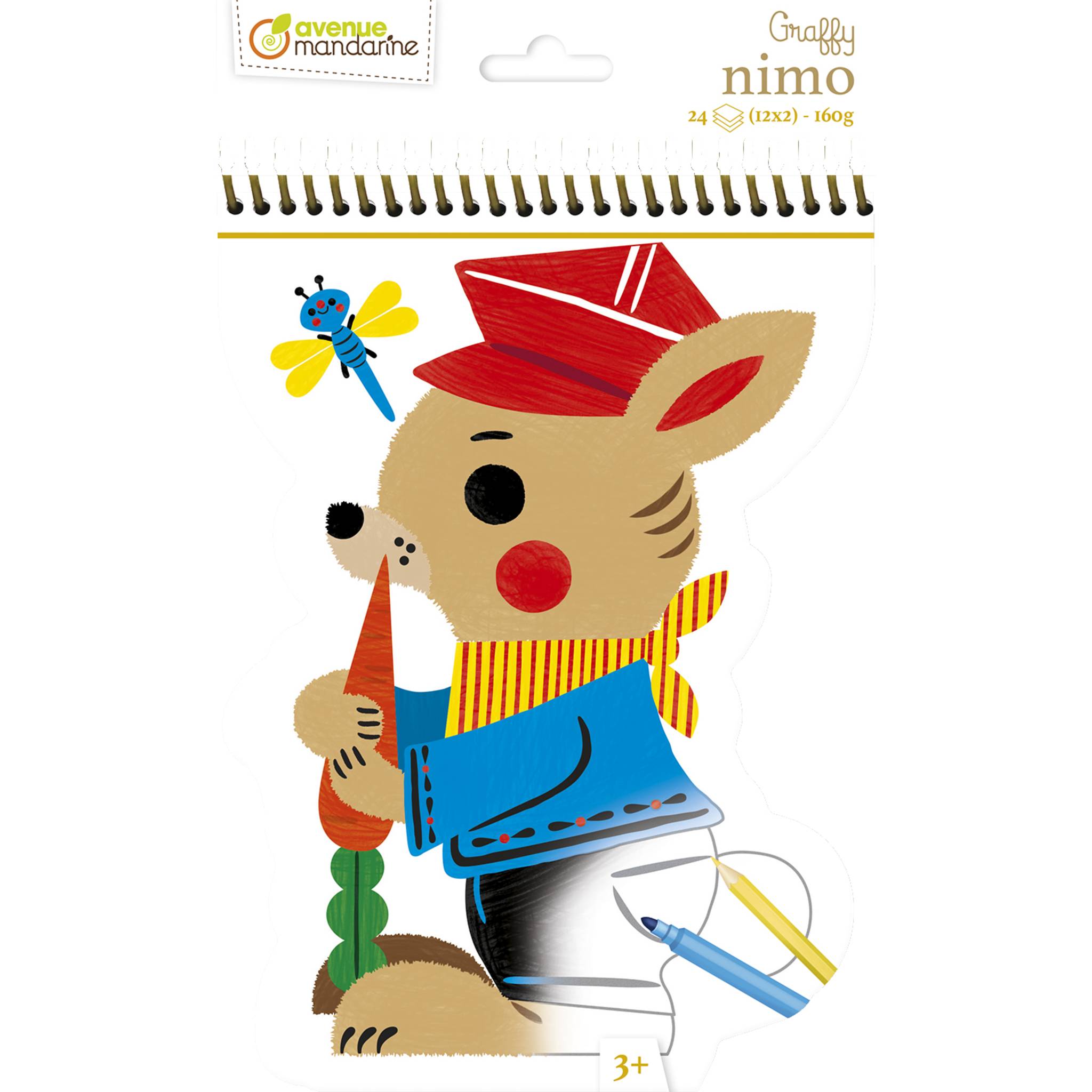 Avenue Mandarine 5x Graffy Nimo, Kaninchen - Mehrfarbig GY111C