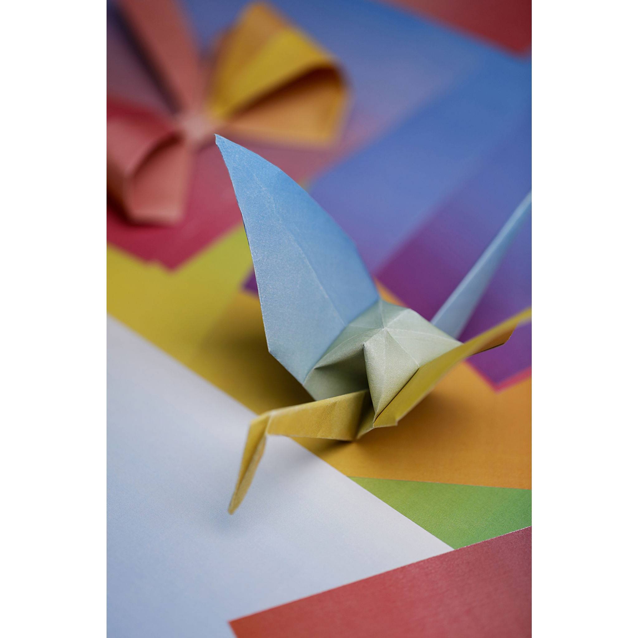 Clairefontaine 5x Origami, Pkg 100 Bl 70g/m2 im Format 20x20cm Mehrfarbig 95011C