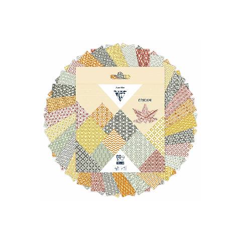 Clairefontaine 5x Origami Papiere 60 Blatt, 30 Motive Herbst - 95636C