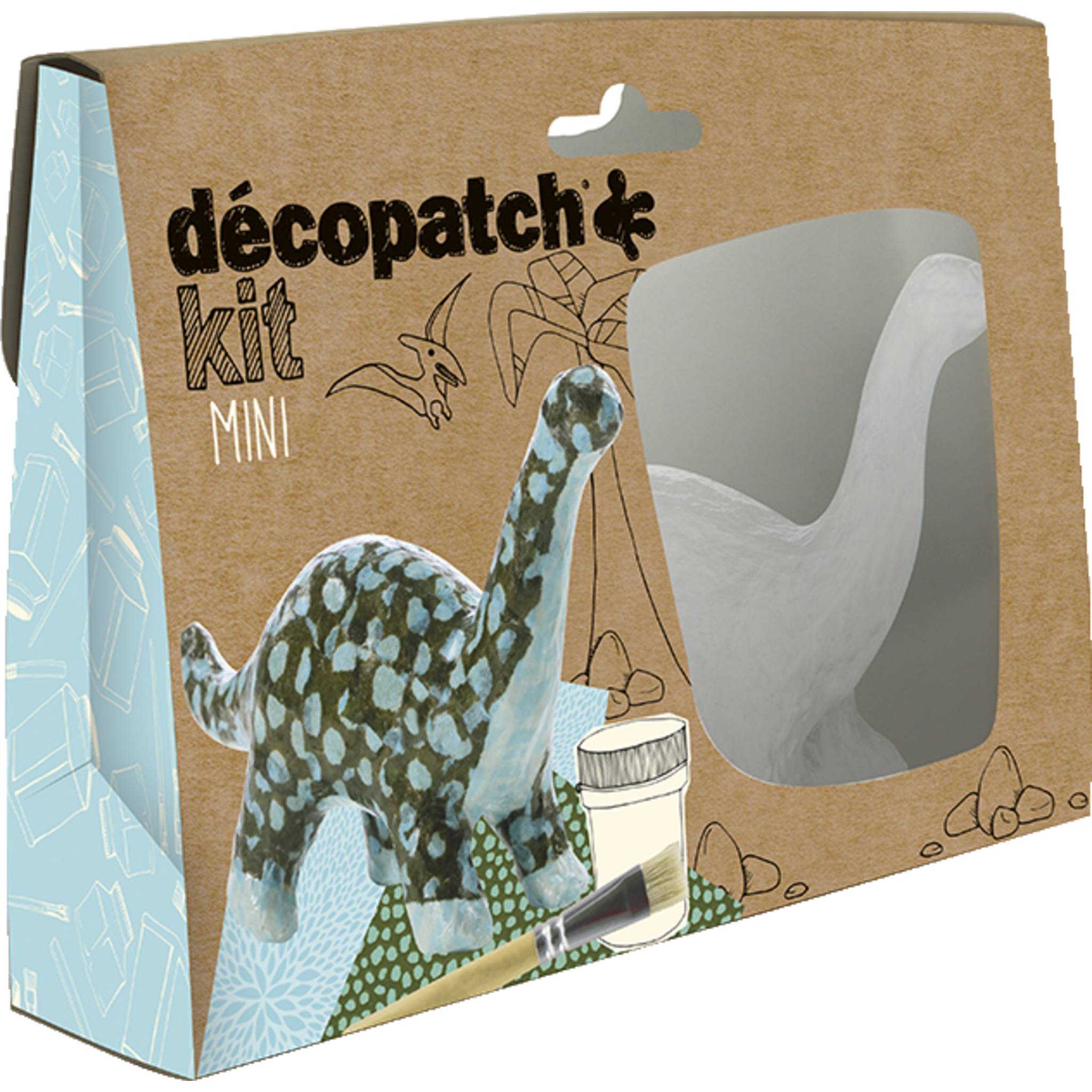 Décopatch 5x Mini-Set Dino - Blau KIT011O