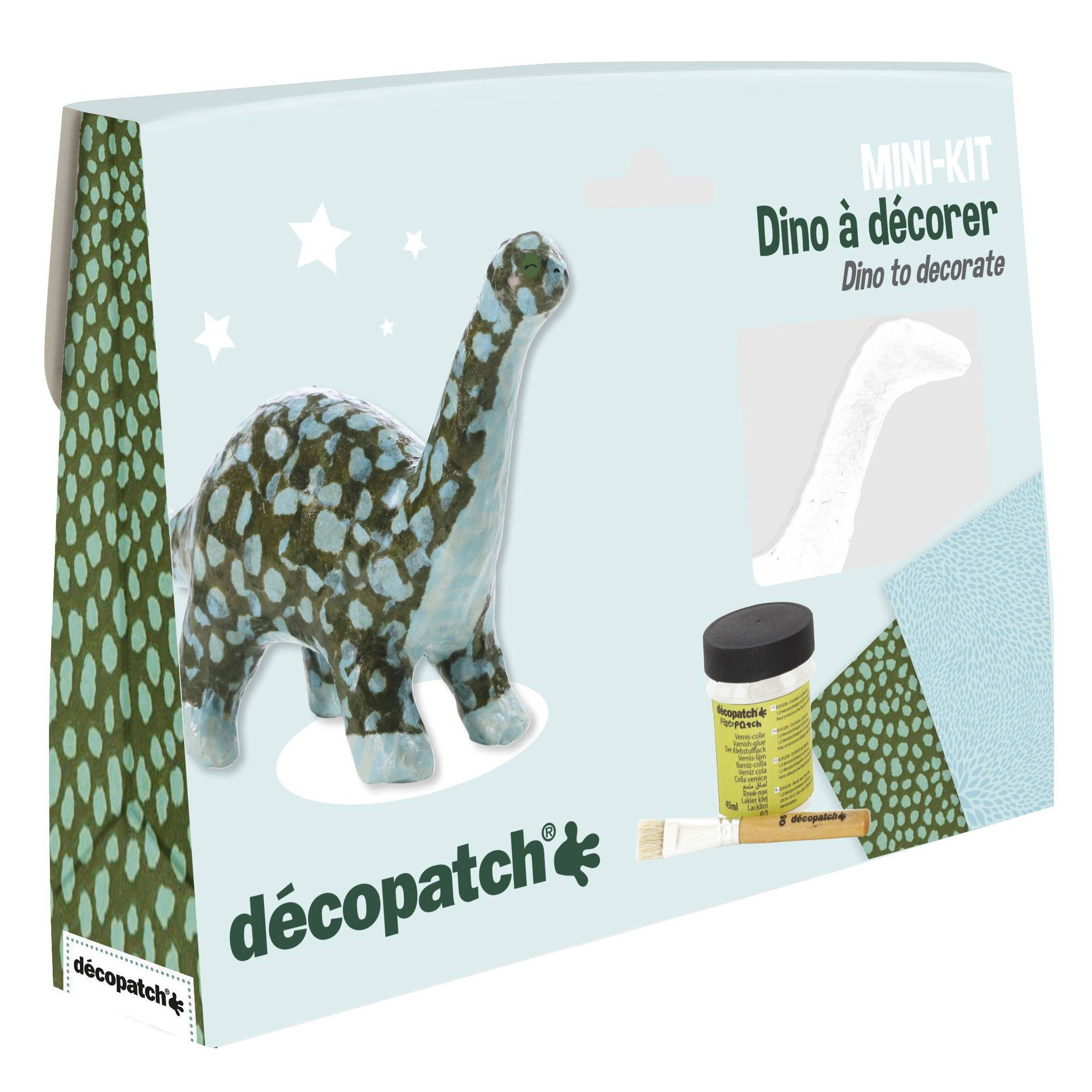 Décopatch 5x Mini-Set Dino - Blau KIT011O