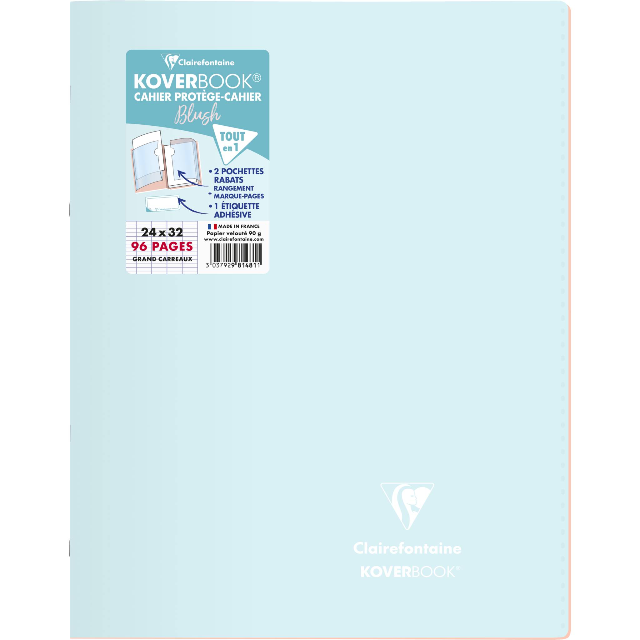 Clairefontaine 10x Koverbook Heft 24x32cm, 48 Blatt 90g - Sortiert 981481C