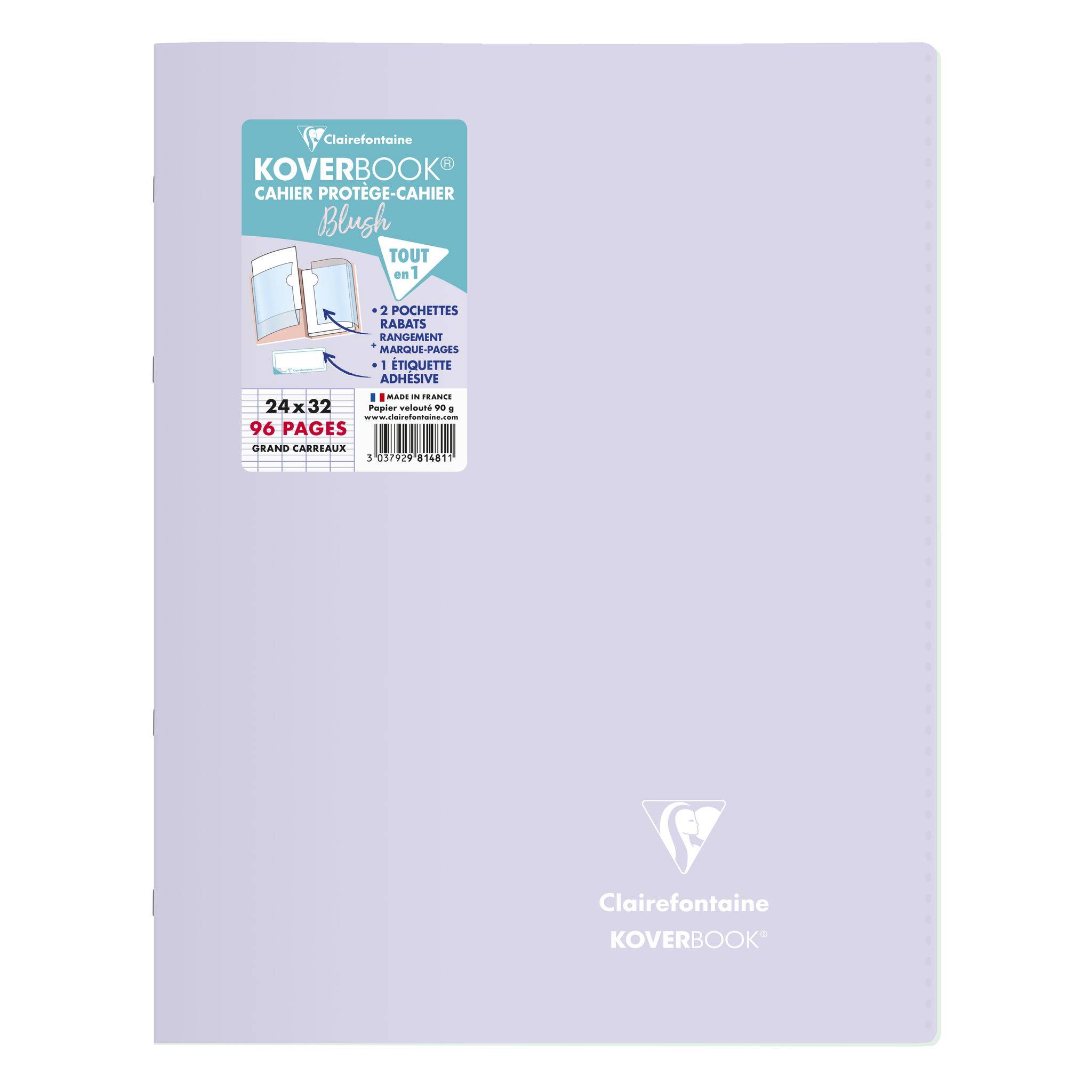 Clairefontaine 10x Koverbook Heft 24x32cm, 48 Blatt 90g - Sortiert 981481C