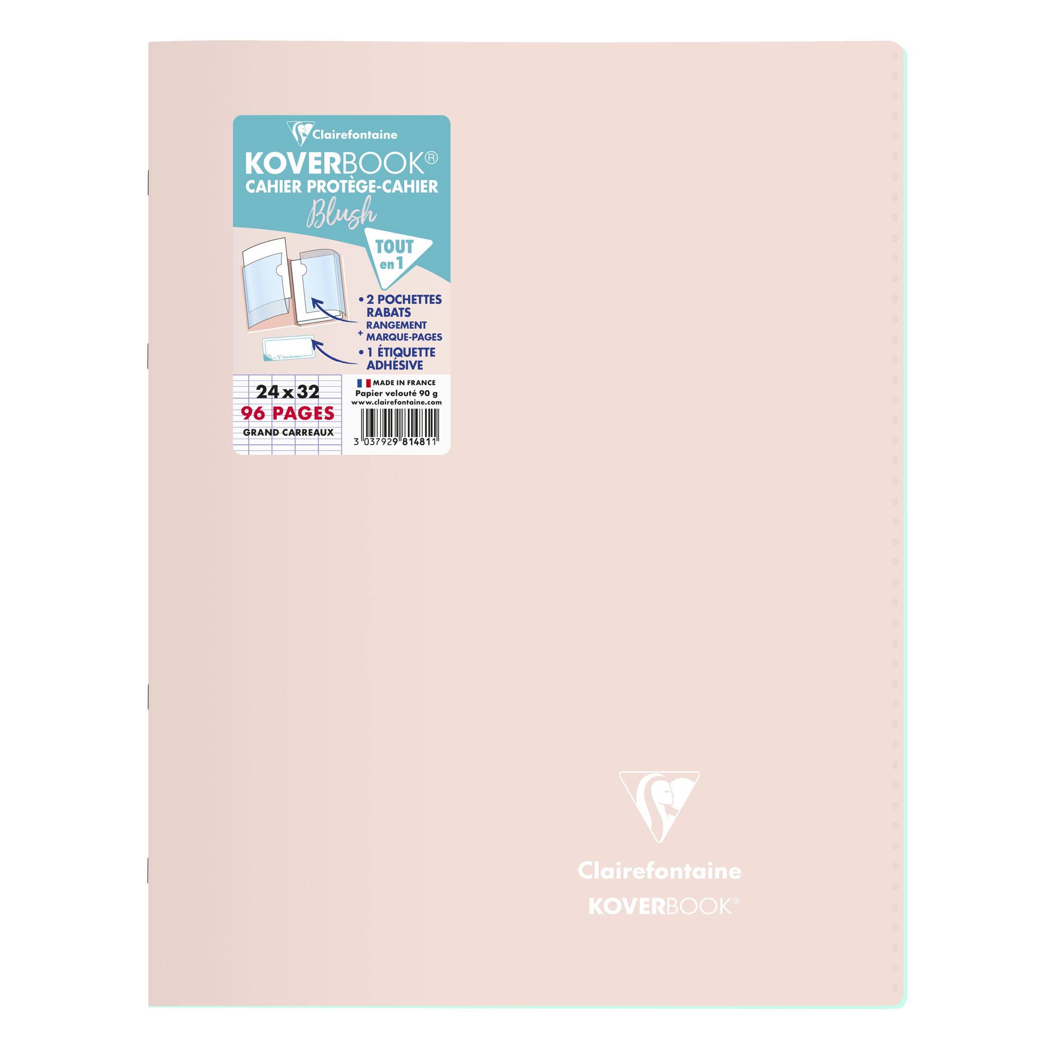 Clairefontaine 10x Koverbook Heft 24x32cm, 48 Blatt 90g - Sortiert 981481C