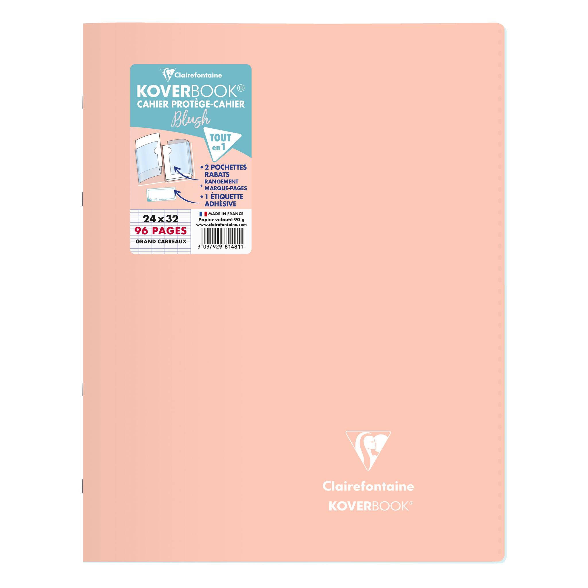 Clairefontaine 10x Koverbook Heft 24x32cm, 48 Blatt 90g - Sortiert 981481C