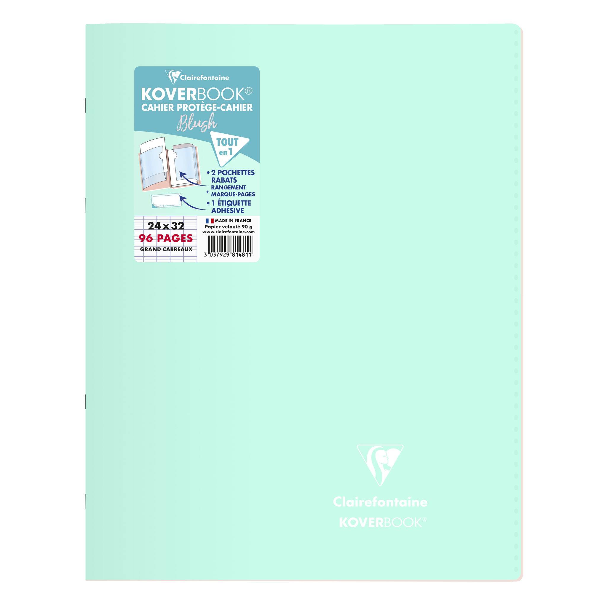 Clairefontaine 10x Koverbook Heft 24x32cm, 48 Blatt 90g - Sortiert 981481C