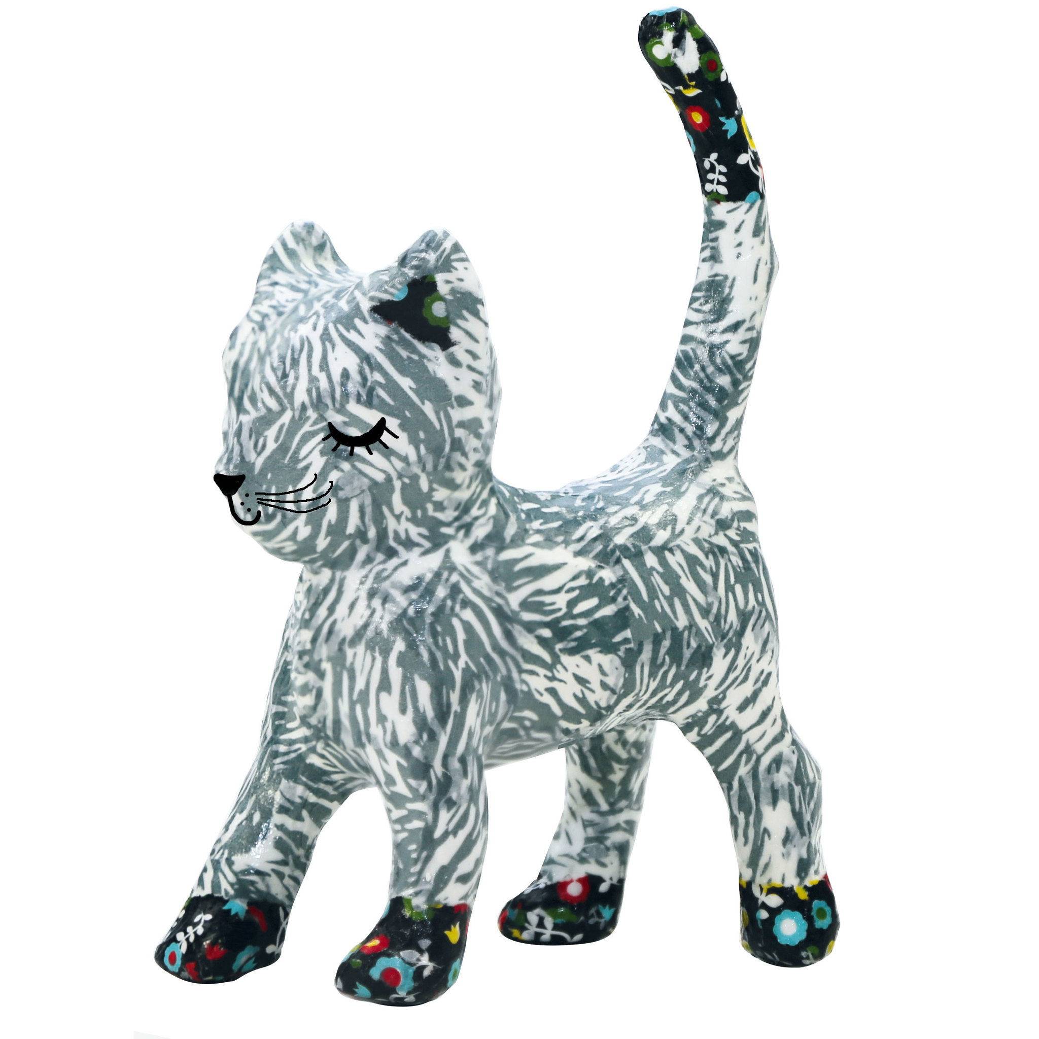 Décopatch 5x Mini-Set Katze - Gelb KIT012O