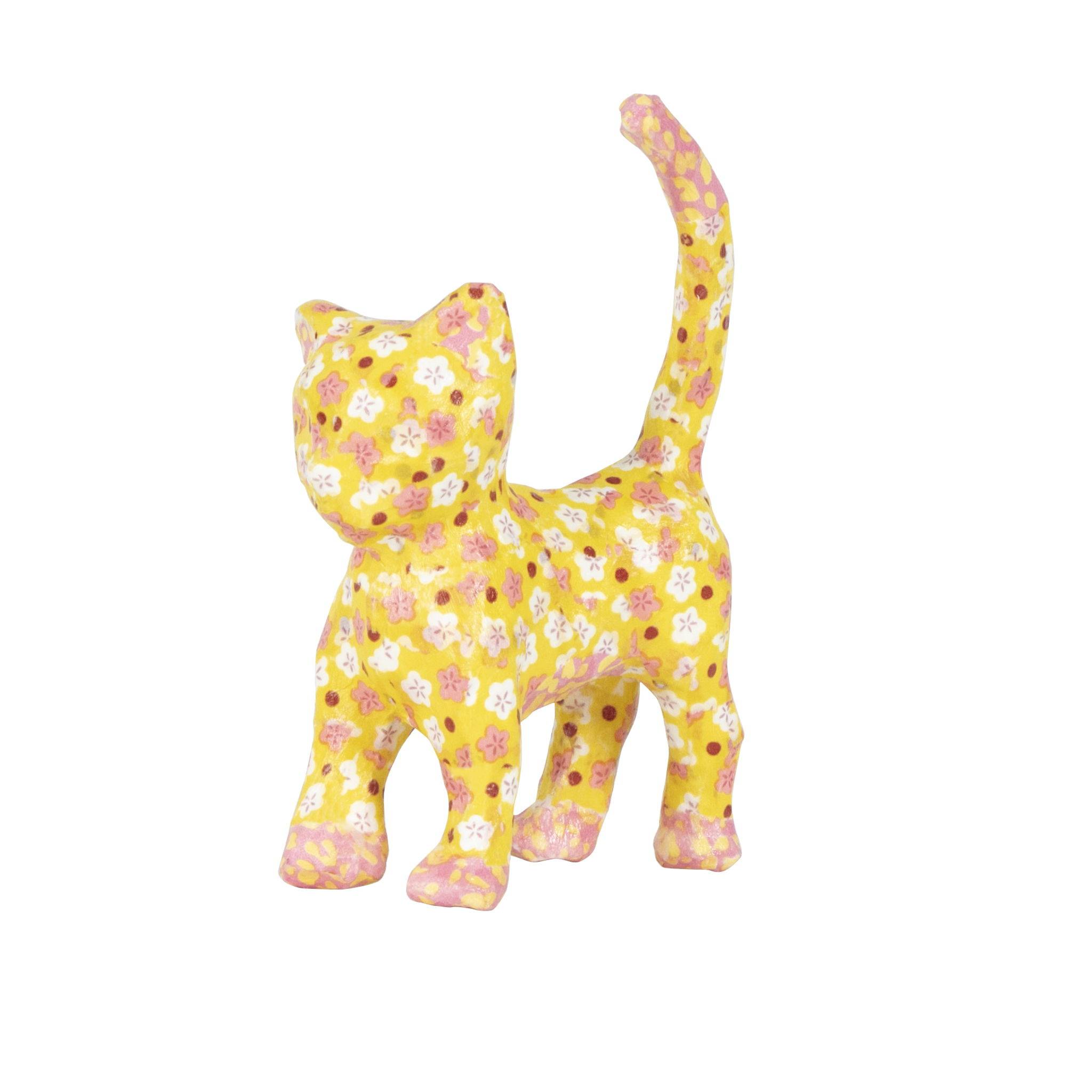 Décopatch 5x Mini-Set Katze - Gelb KIT012O