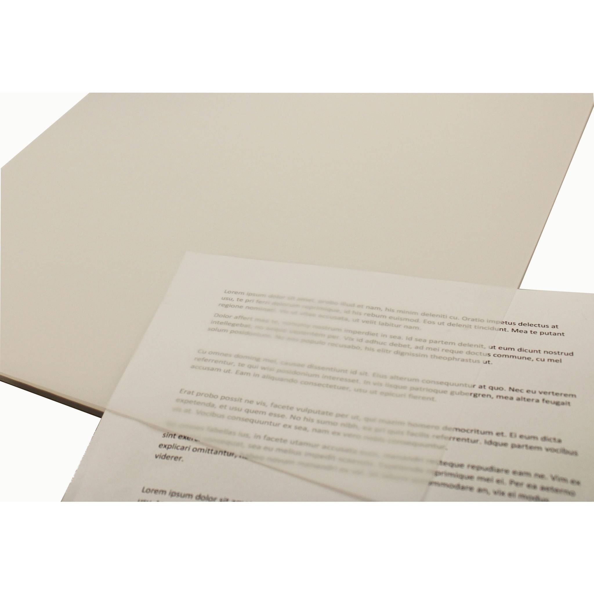 Clairefontaine 5x Goldline Transparentpapier Block geleimt, 50 Bl A3 90g GPT1A3Z