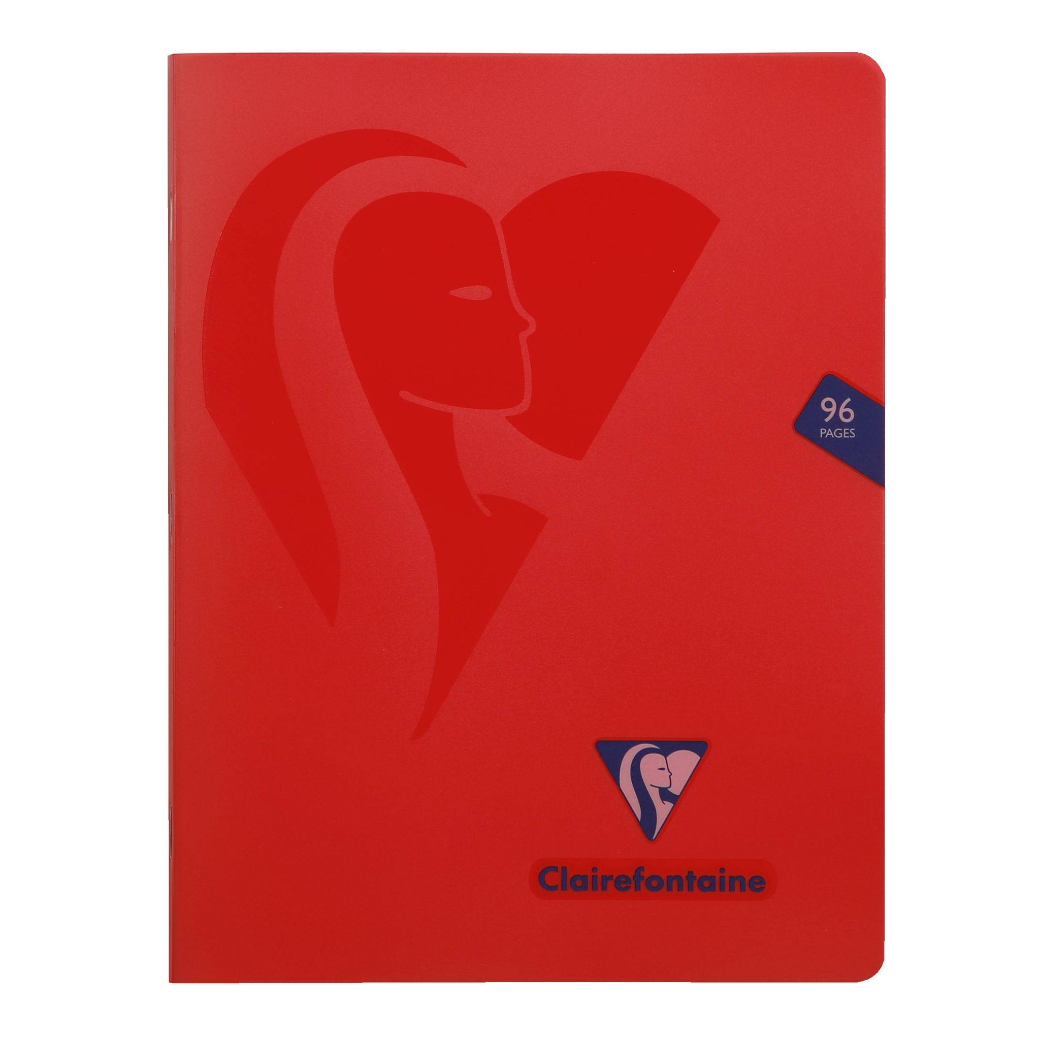 Clairefontaine 10x Mimesys Heft aus PP 17x22cm 48 Blatt - Sortiert 303740C