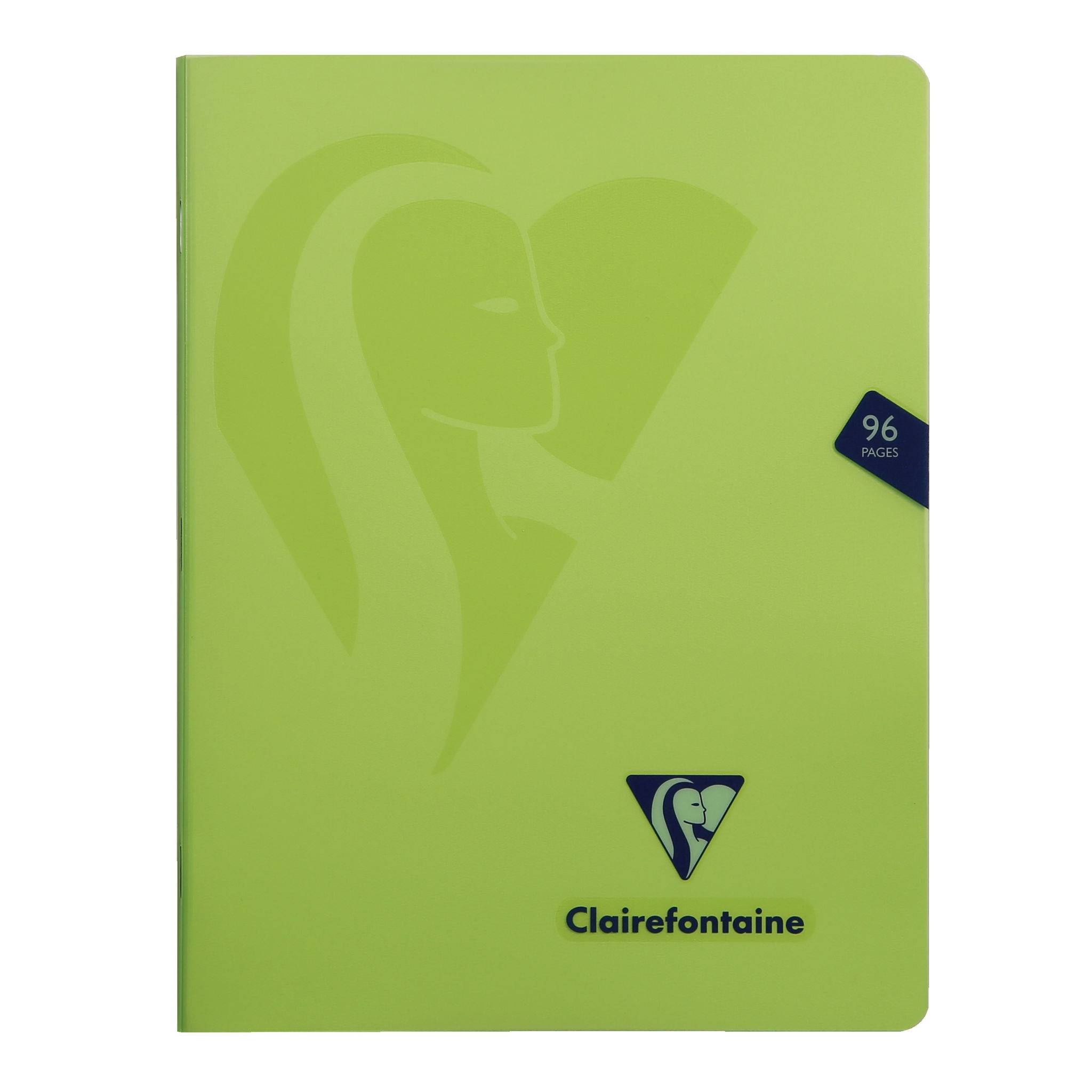 Clairefontaine 10x Mimesys Heft aus PP 17x22cm 48 Blatt - Sortiert 303740C