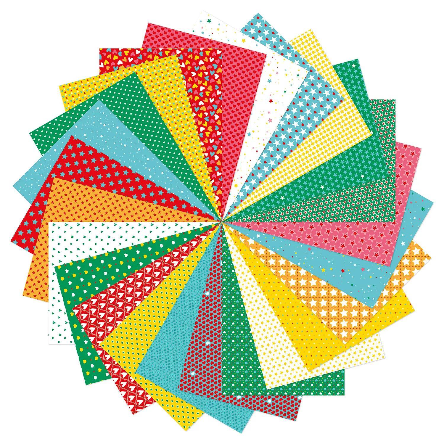 Avenue Mandarine 3x Paper Pack, A4, Love Love & Stars - Mehrfarbig CC057C