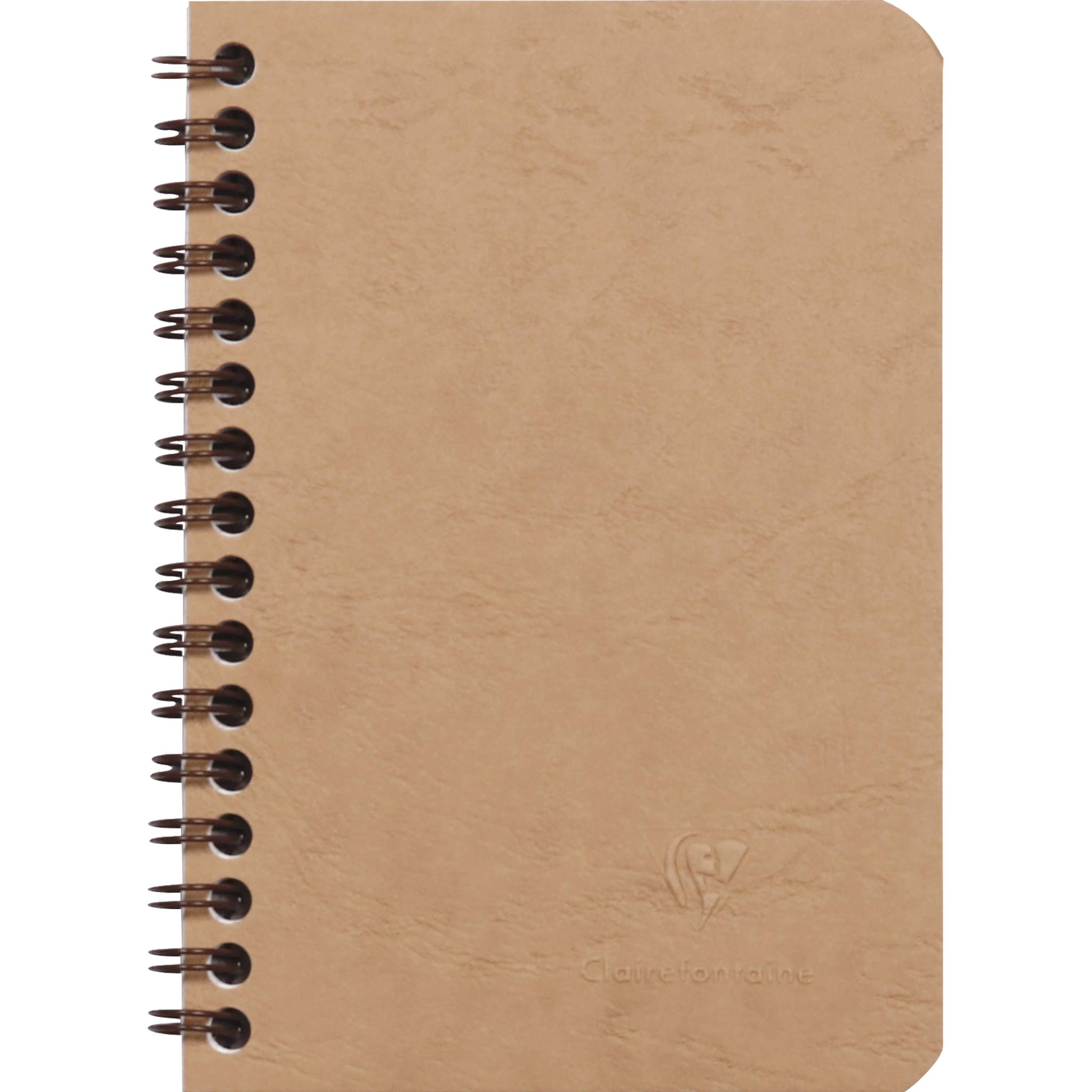 Clairefontaine 5x Spiralbuch Age Bag 9,5x14cm kariert 50 Blatt - Tabak 78592C