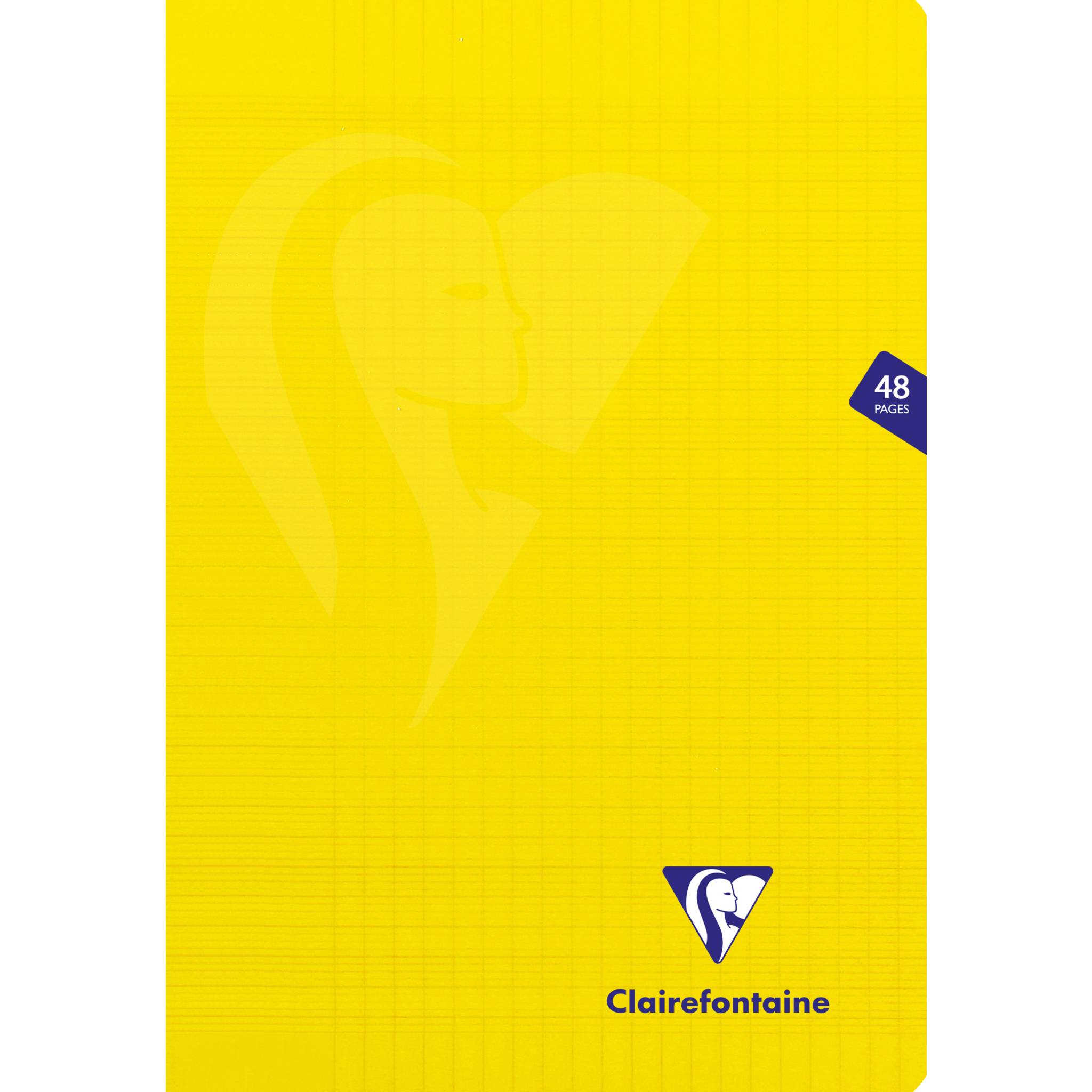 Clairefontaine 10x Heft A4 Mimesys, 24 Blatt französische Lineatur Gelb 343101C