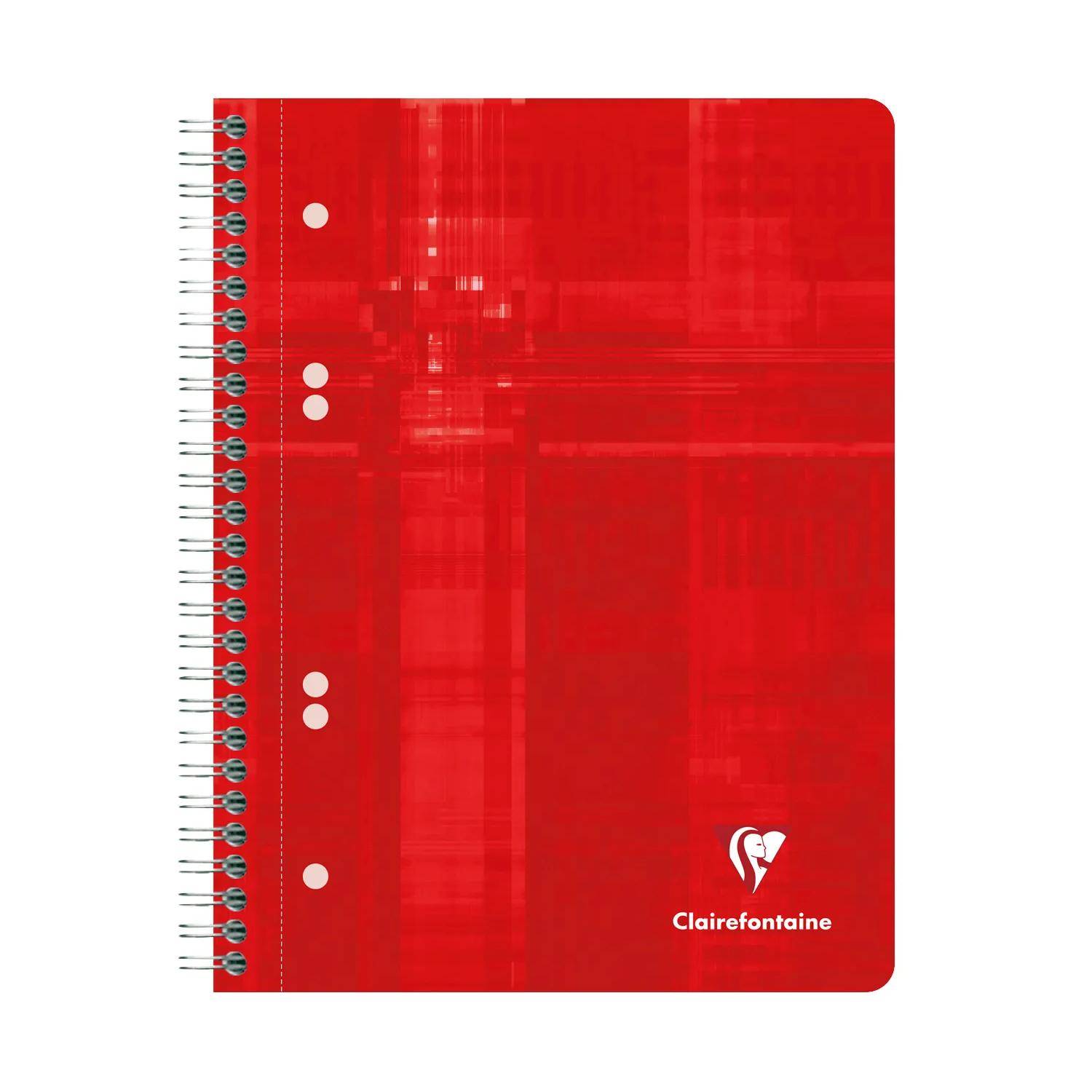 Clairefontaine 5x Collegeblock A5 6-fach gelocht 80 Bl blanko 90g Sortiert 8570C