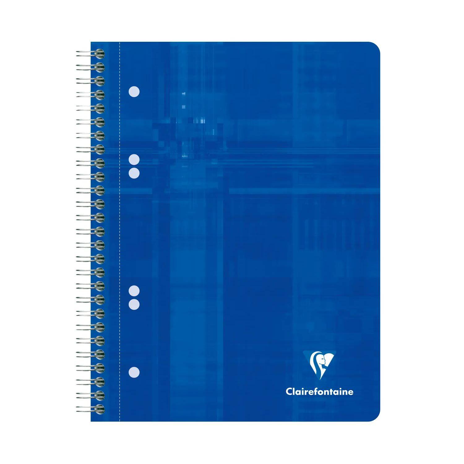 Clairefontaine 5x Collegeblock A5 6-fach gelocht 80 Bl blanko 90g Sortiert 8570C
