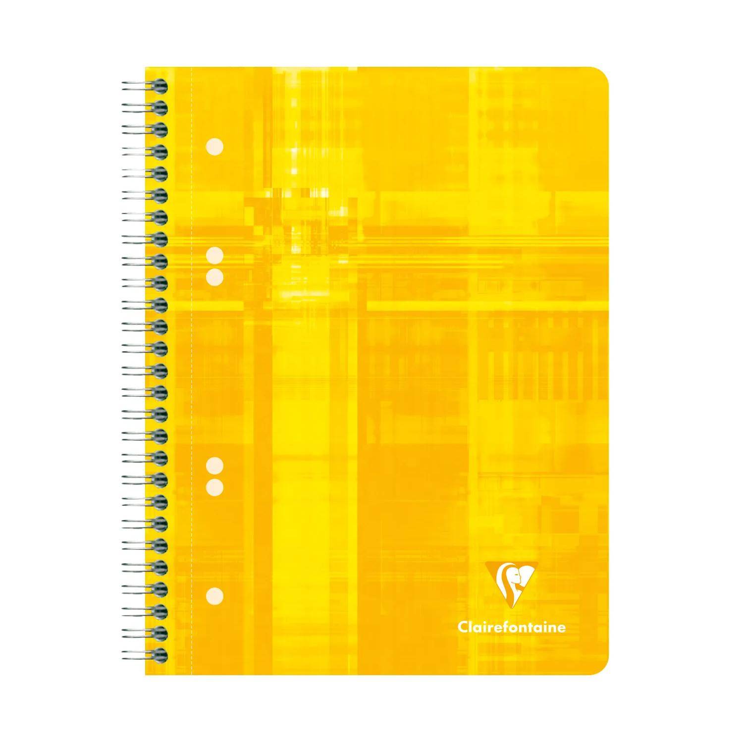 Clairefontaine 5x Collegeblock A5 6-fach gelocht 80 Bl blanko 90g Sortiert 8570C