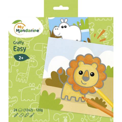 Avenue Mandarine 5x Graffy Easy, Wildtiere - Grün GY139C