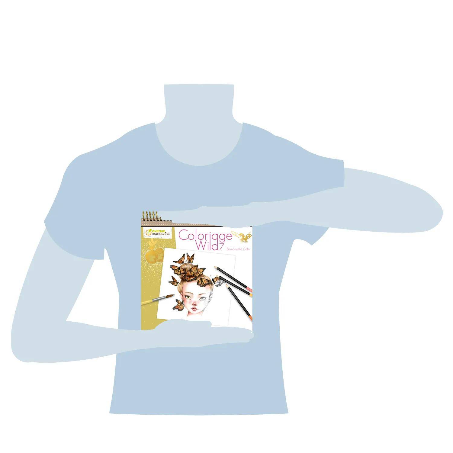 Avenue Mandarine 5x Malbuch Wild 7 - Gold GY134C