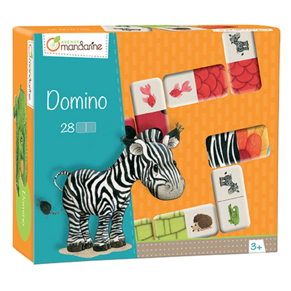 Avenue Mandarine 2x Domino, Tiere und Texturen - Mehrfarbig 42764O