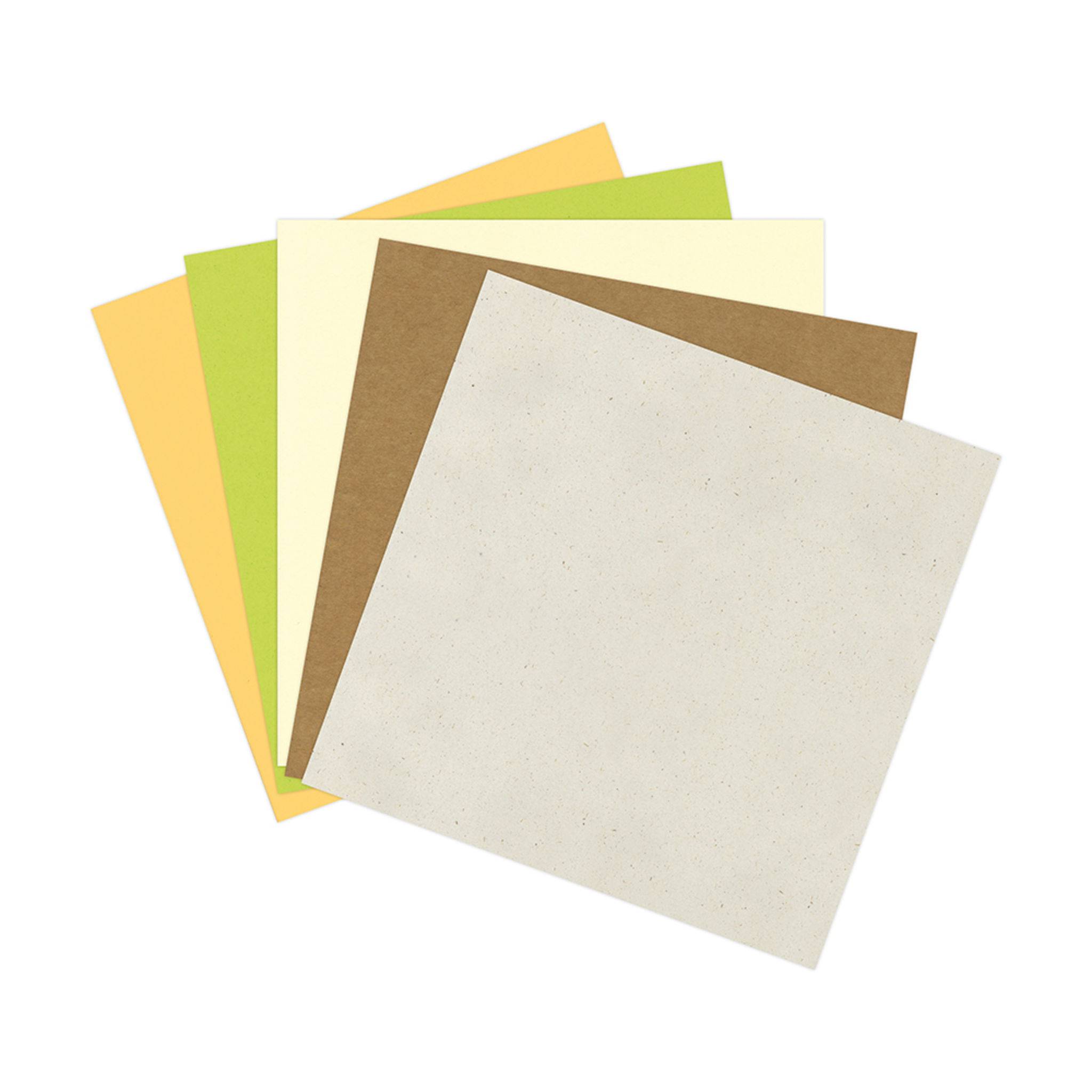 Clairefontaine 5x Papier blanko 5Bl 30,5x30,5 210g - 95739C