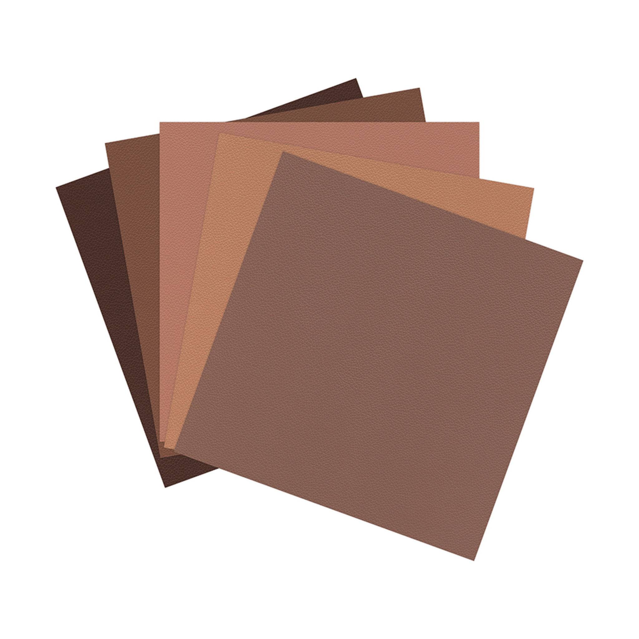 Clairefontaine 5x Kunstleder Pkg 5 Bogen 30,5x30,5cm - 95737C
