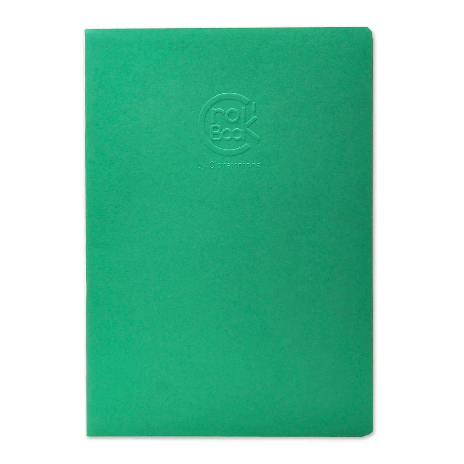 Clairefontaine 10x Skizzenheft Crok'Book A4 Hochformat 24 Blatt weiß 90g - 6032C
