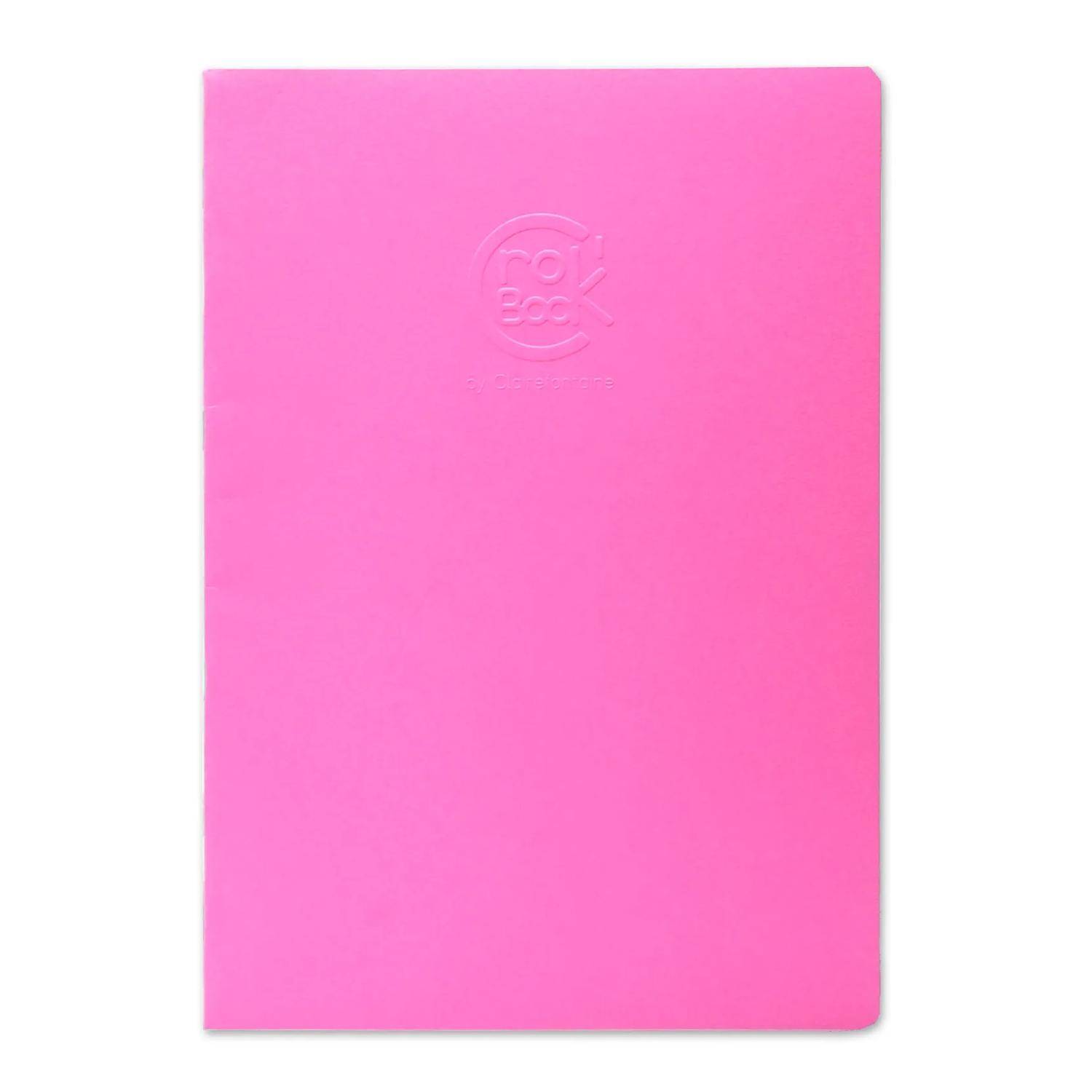 Clairefontaine 10x Skizzenheft Crok'Book A4 Hochformat 24 Blatt weiß 90g - 6032C