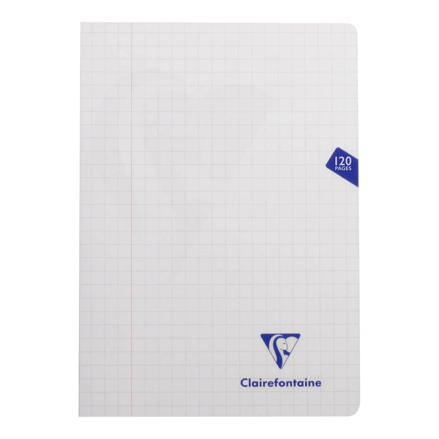 Clairefontaine 10x Mimesys Heft aus PP A4 60 Bl kariert Sortiert 303510C