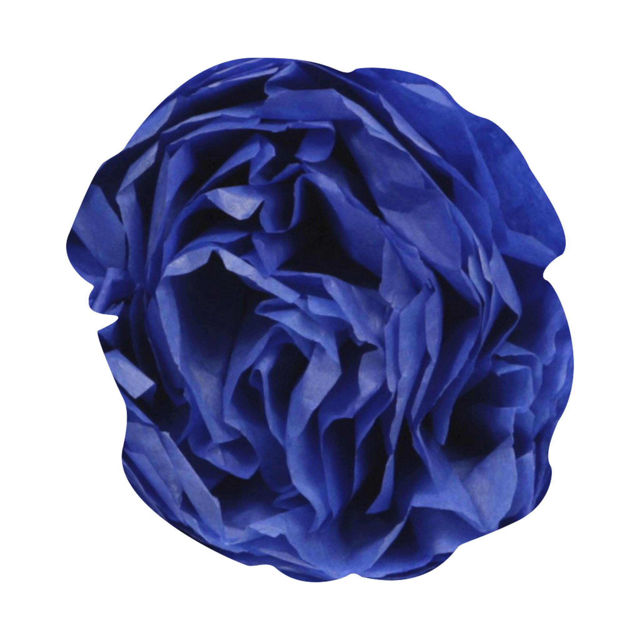 Clairefontaine 5x Seidenpapier Rolle 24 Bogen 18g/m2 50x75cm Tiefblau 394013C