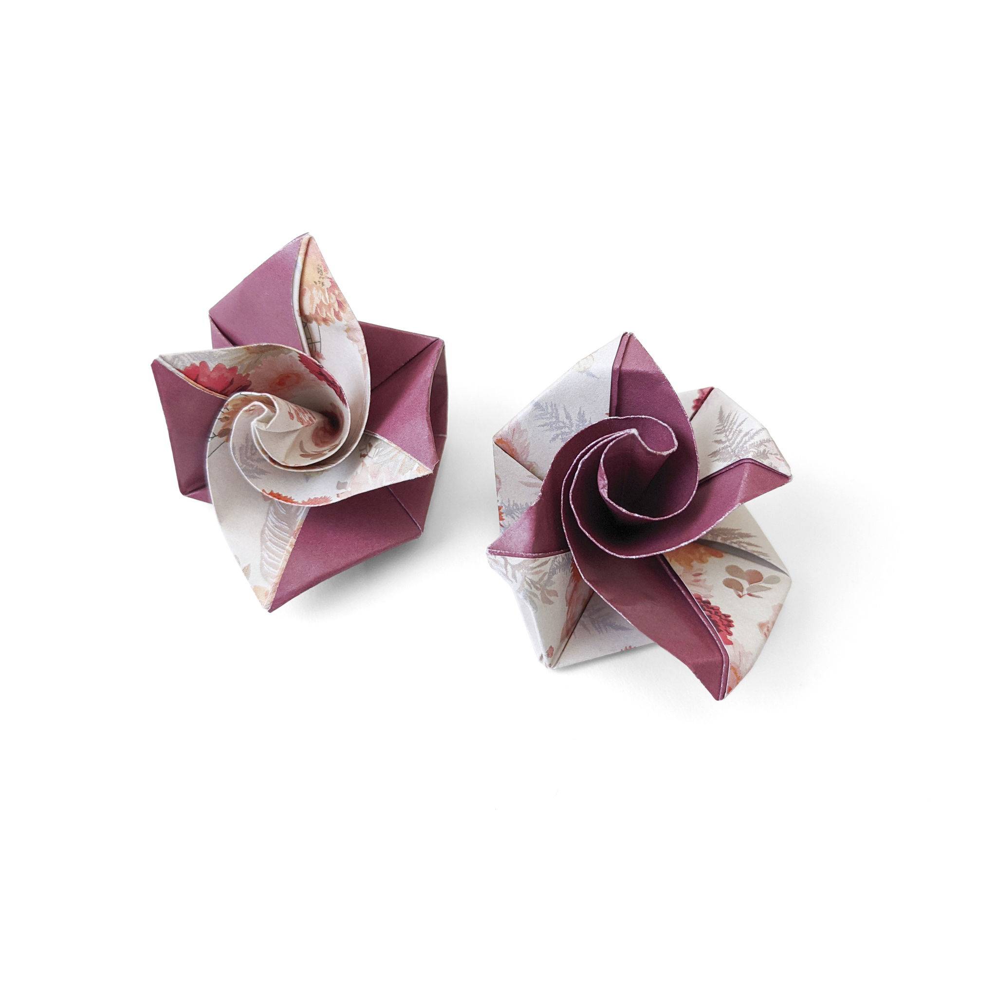 Clairefontaine 5x Origami Pack. 60 Blatt 3 Formate Trockenblumen Sortiert 95371C