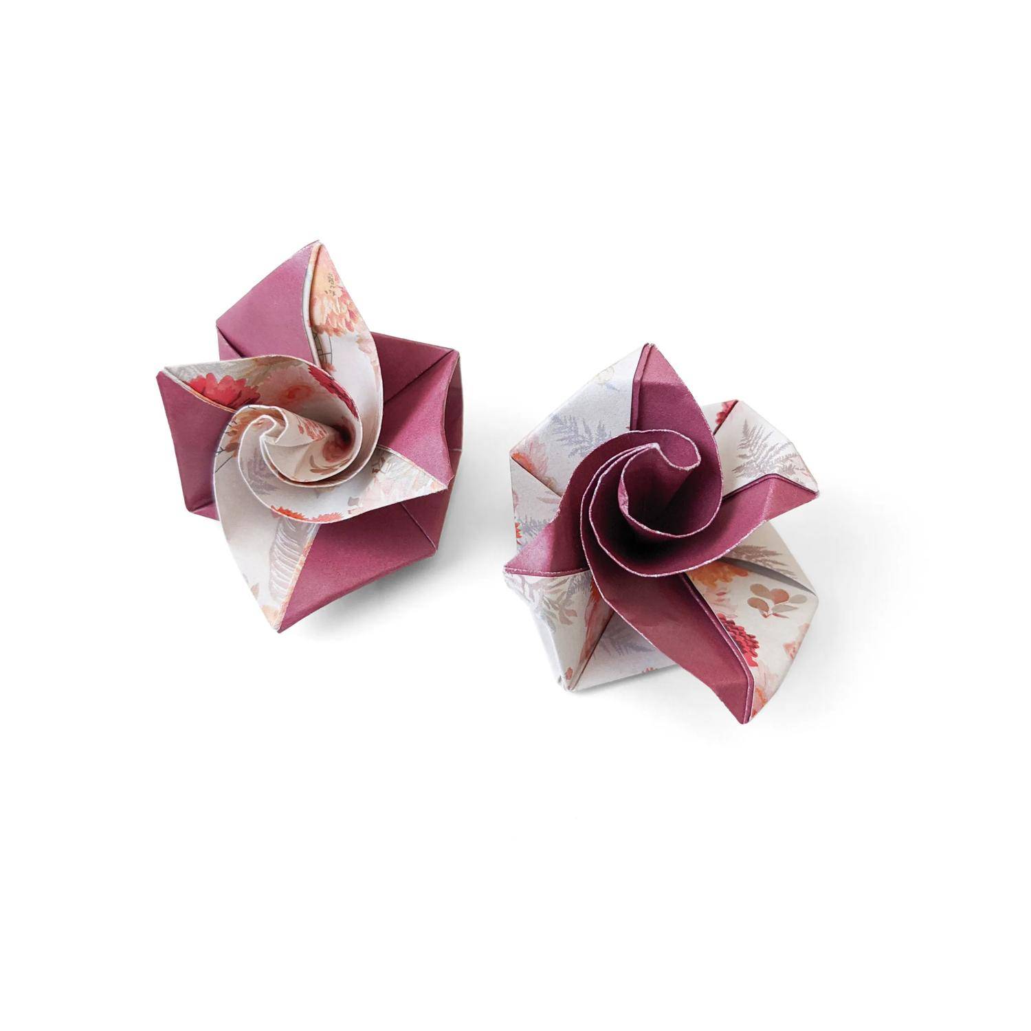 Clairefontaine 5x Origami Pack. 60 Blatt 3 Formate Trockenblumen Sortiert 95371C