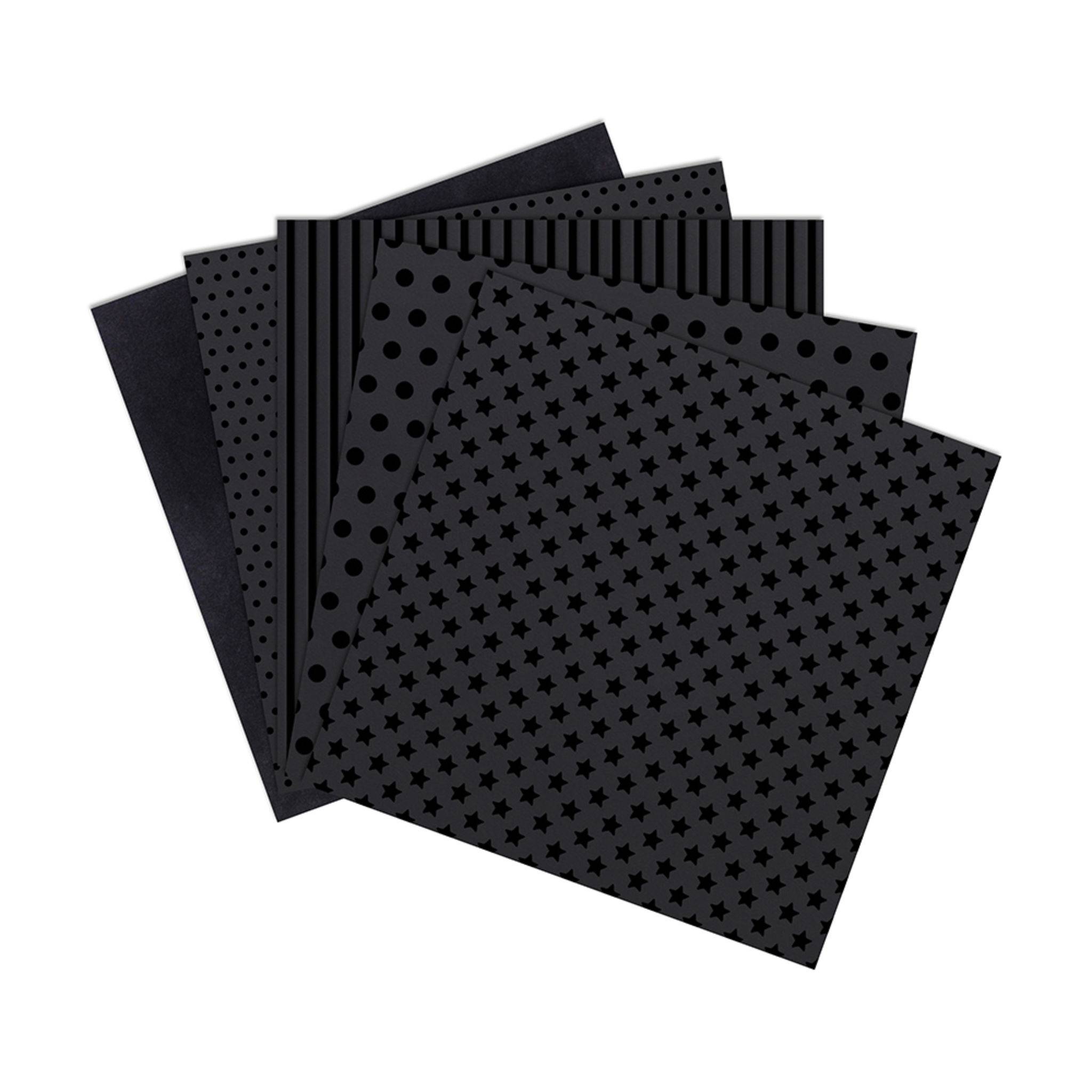Clairefontaine 5x Bedr. Papier 5Bl 30,5x30,5 185g - 95734C