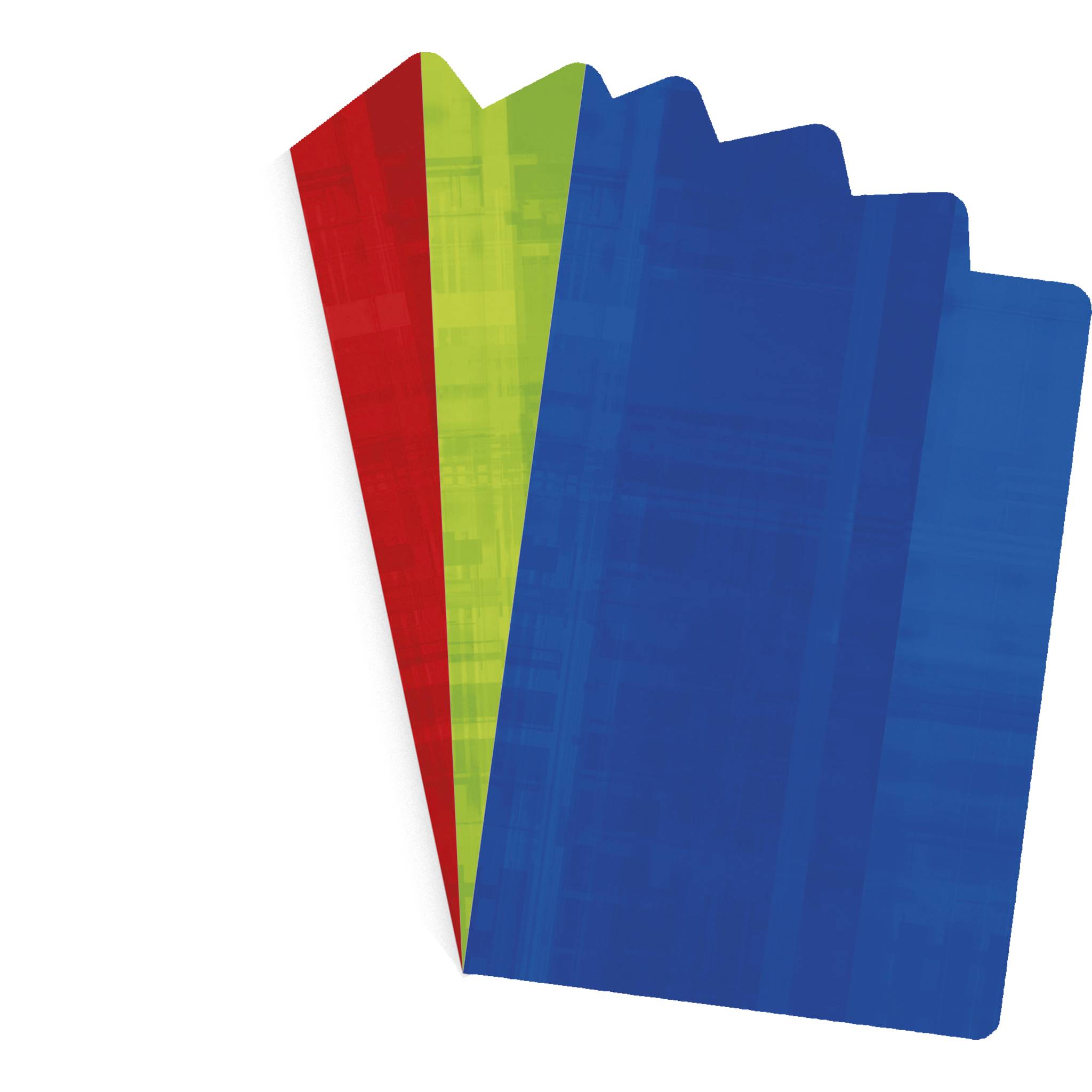 Clairefontaine 5x Notenblock A4, kopfseitig geheftet, 50 Bl 90g Sortiert 6157C