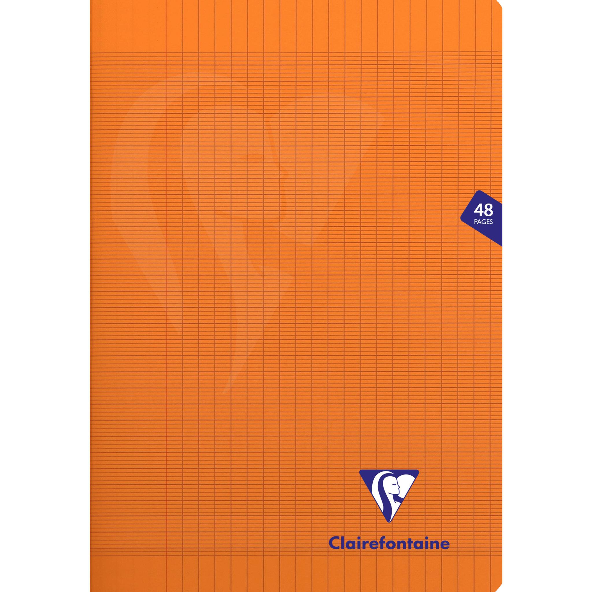 Clairefontaine 10x Heft A4 Mimesys 24 Blatt französische Lineatur Orange 383101C