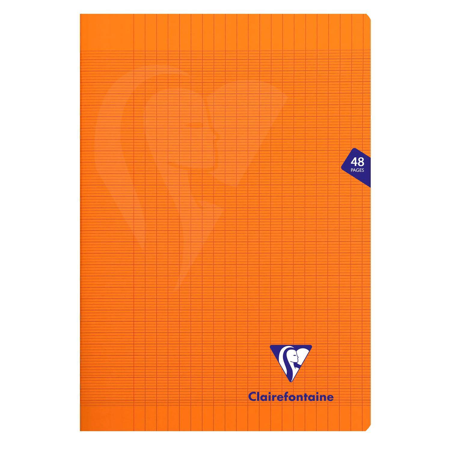 Clairefontaine 10x Heft A4 Mimesys 24 Blatt französische Lineatur Orange 383101C