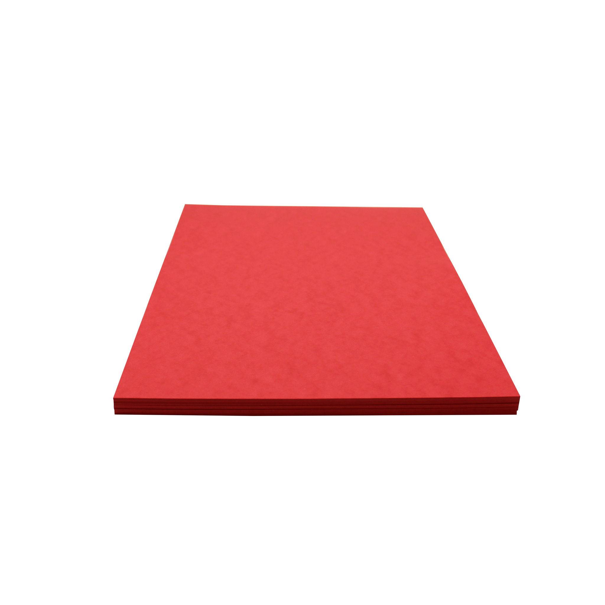 Clairefontaine 50x Europa Karton, Packung mit 50 Blatt A3 256g - Rot 3140Z