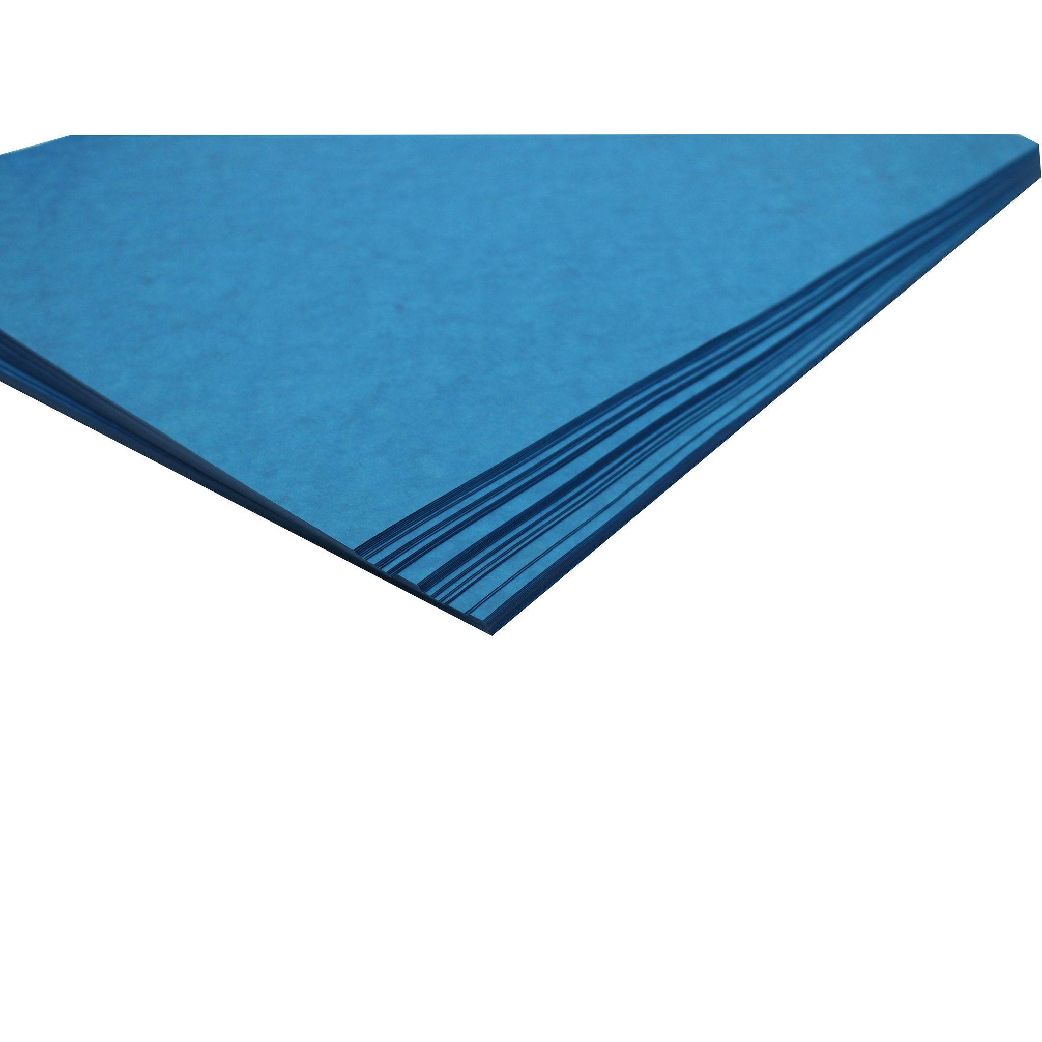 Clairefontaine 50x Europa Karton, Packung mit 50 Blatt A3 256g - Blau 3141Z