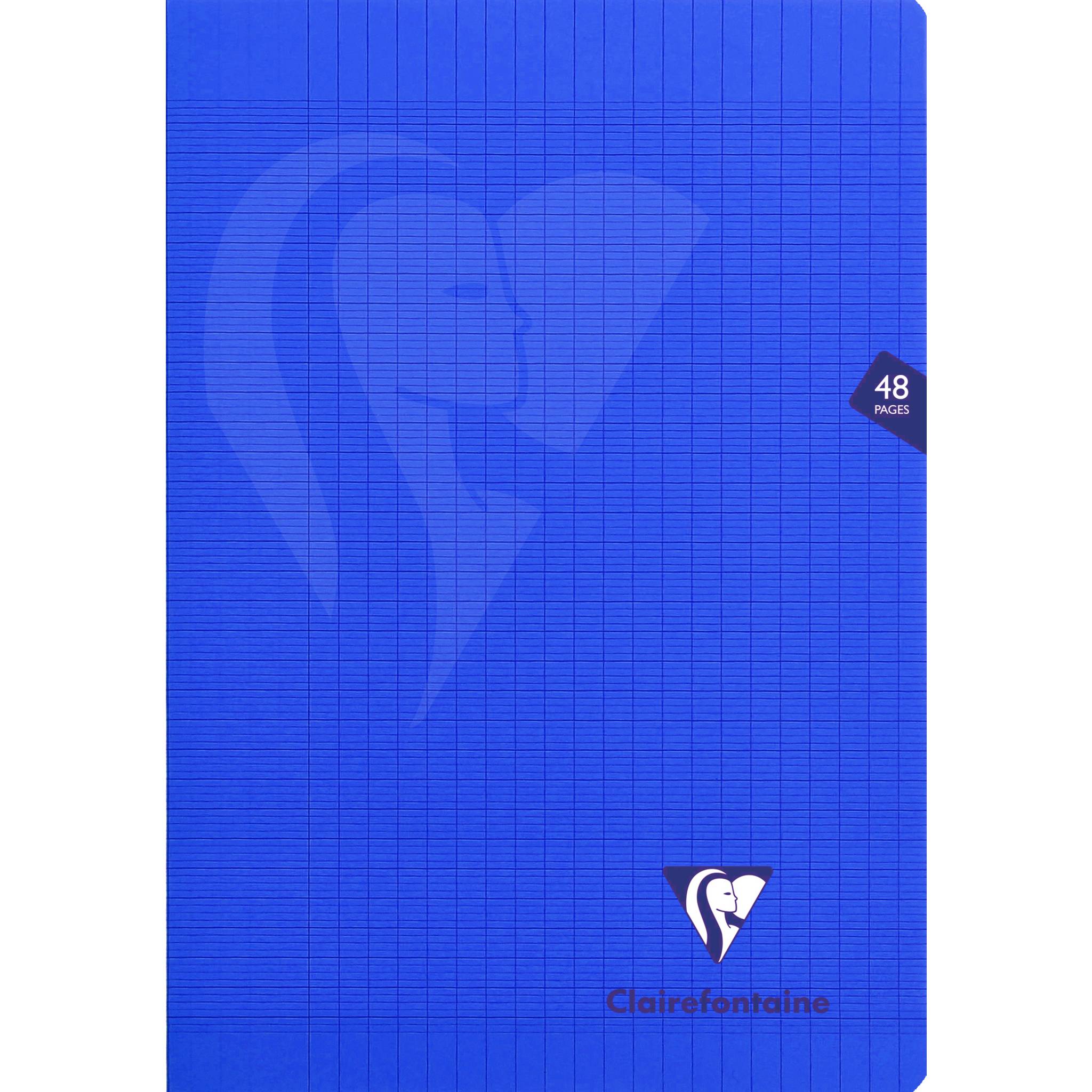 Clairefontaine 10x Heft A4 Mimesys, 24 Blatt 90g Marineblau 322101C