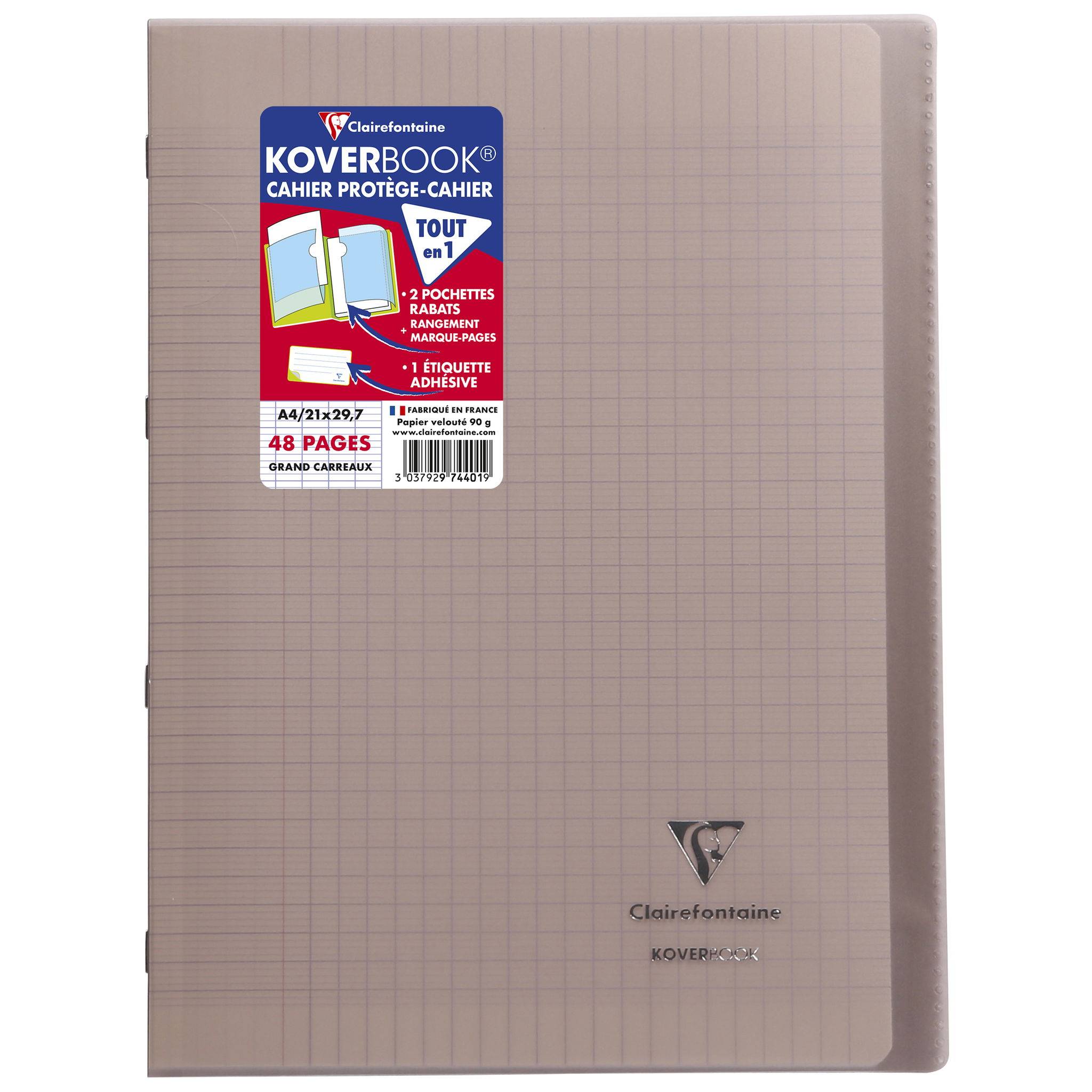 Clairefontaine 40x Koverbook, Heft A4, 24 Blatt 90g, Sortiert 974401C