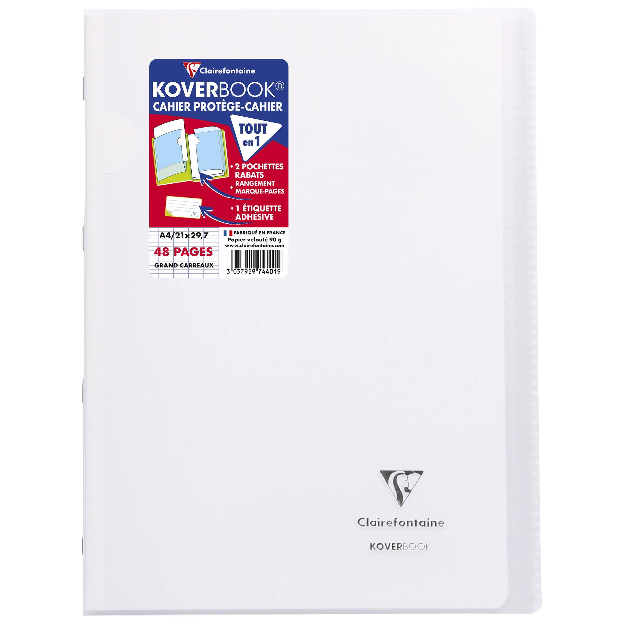 Clairefontaine 40x Koverbook, Heft A4, 24 Blatt 90g, Sortiert 974401C