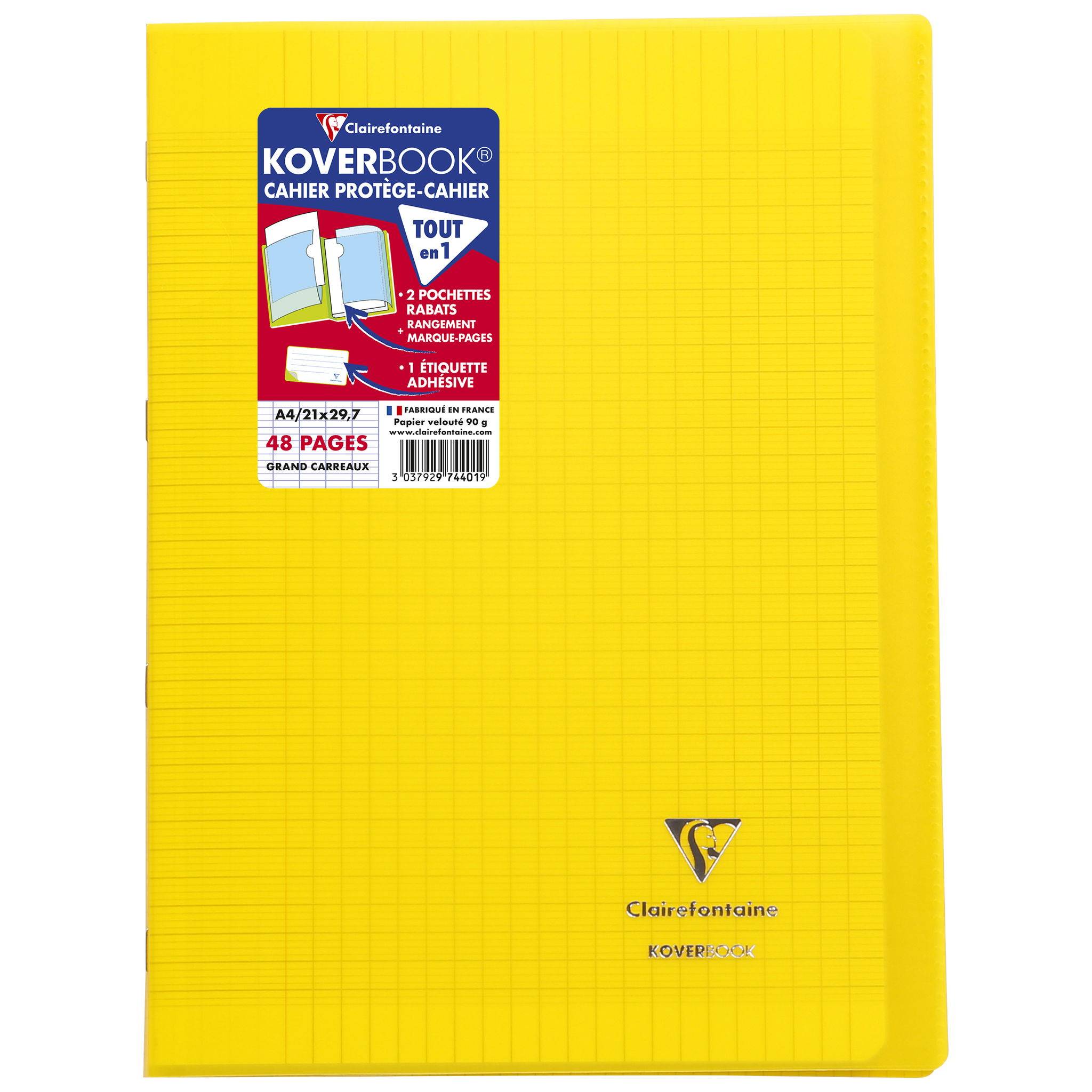 Clairefontaine 40x Koverbook, Heft A4, 24 Blatt 90g, Sortiert 974401C