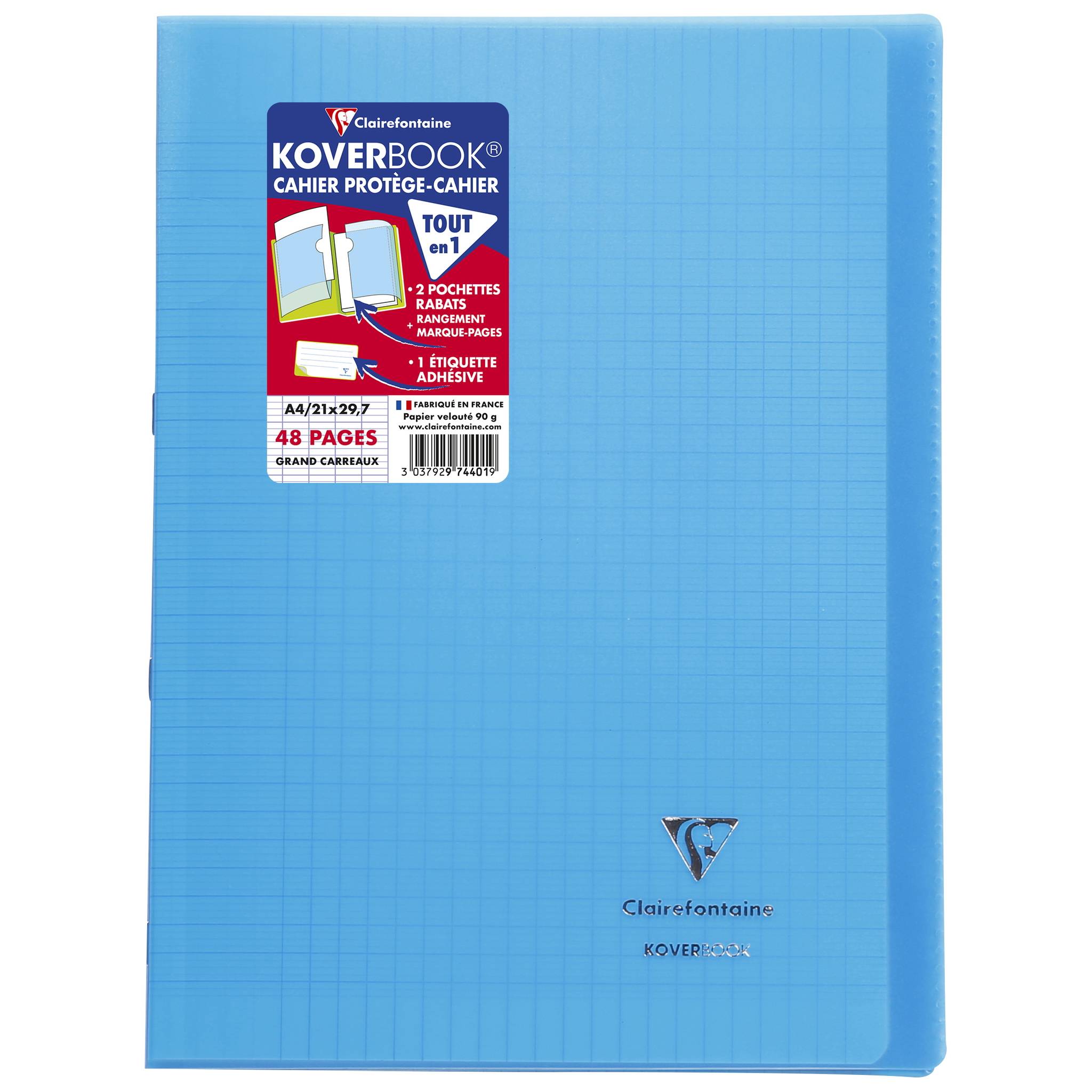 Clairefontaine 40x Koverbook, Heft A4, 24 Blatt 90g, Sortiert 974401C