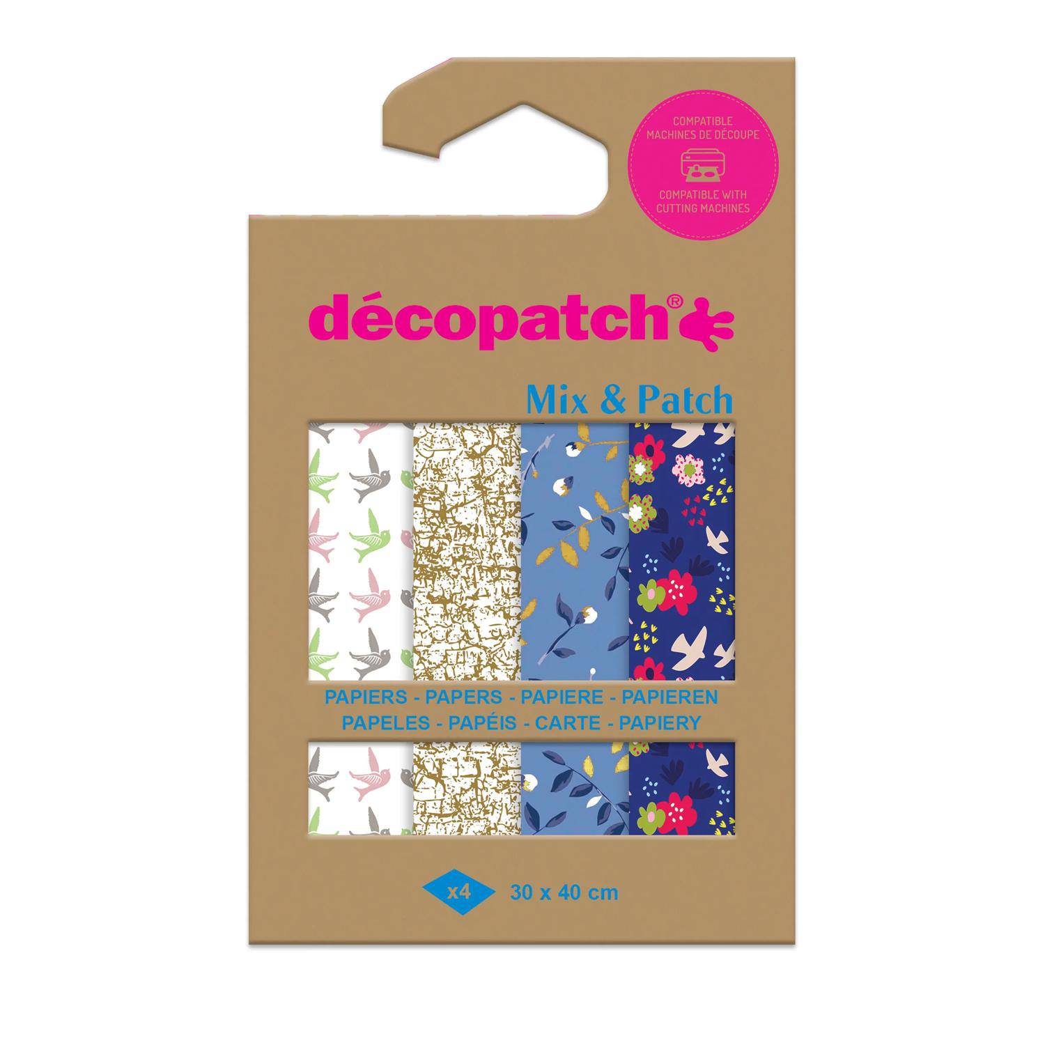 Décopatch 6x Mix & Patch Blautöne - DP031C