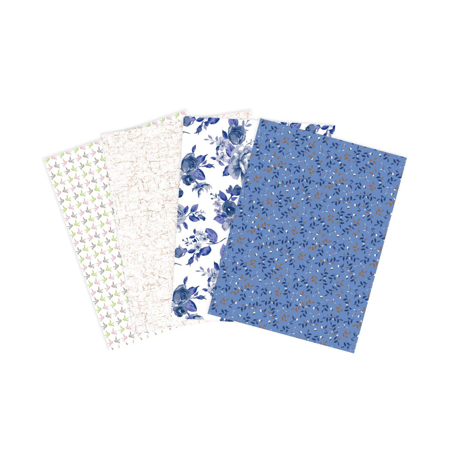 Décopatch 6x Mix & Patch Blautöne - DP031C