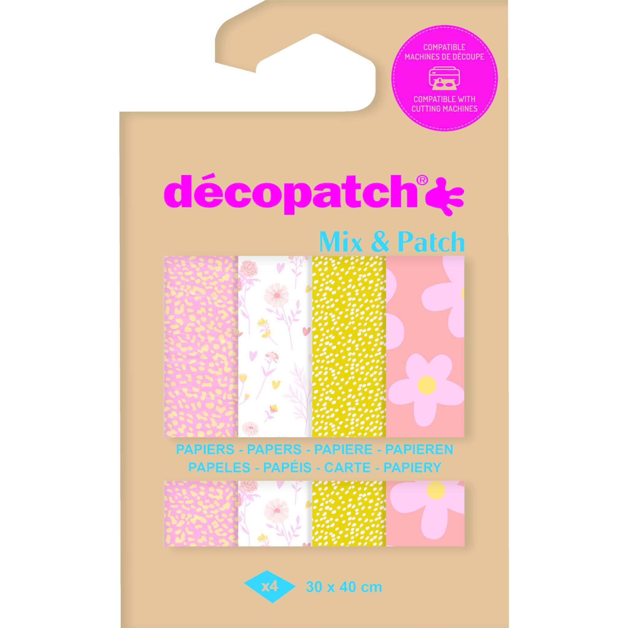 Décopatch 6x Mix & Patch - Doux'heure- DP036C