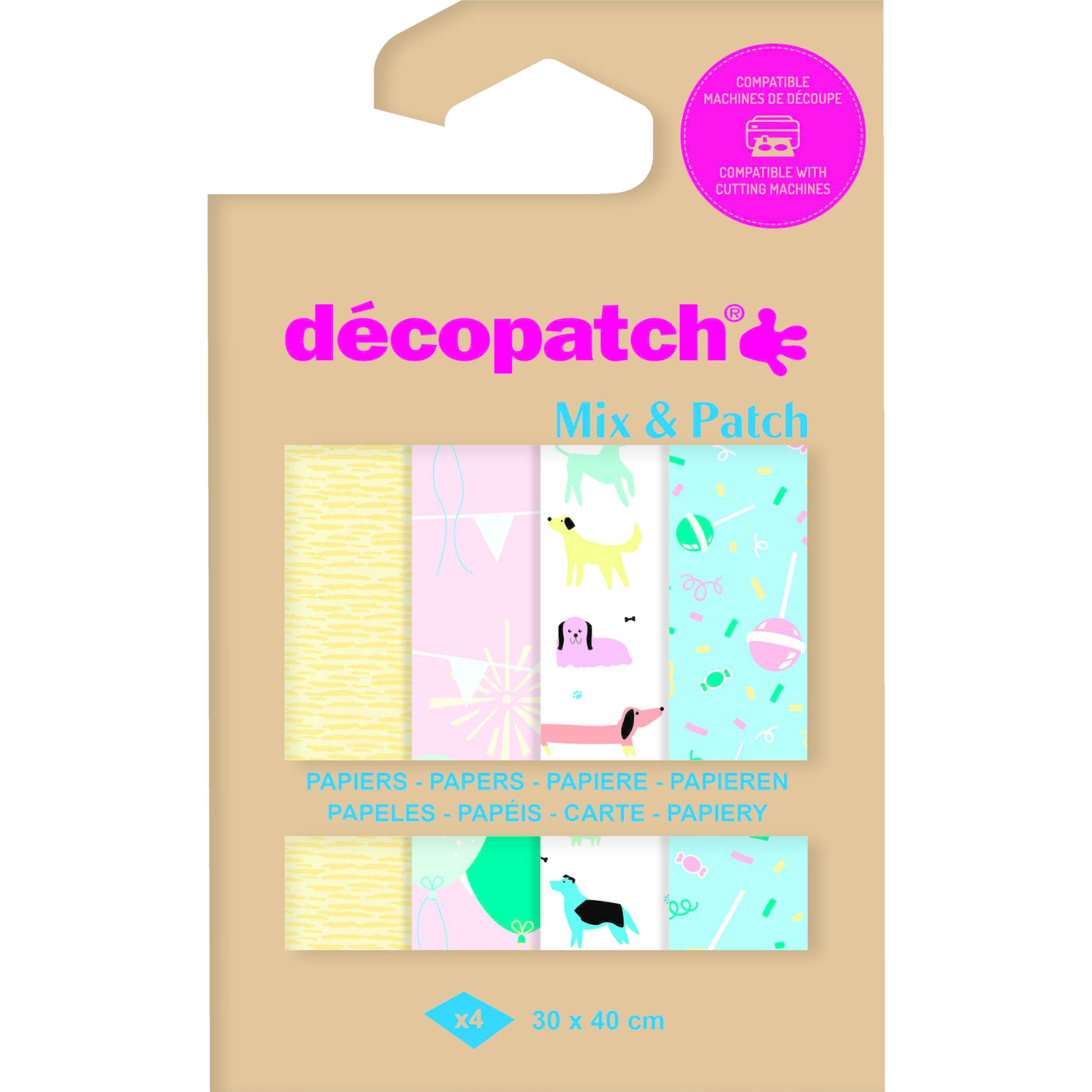 Décopatch 6x Mix & Patch Kindergeburtstag - DP037C